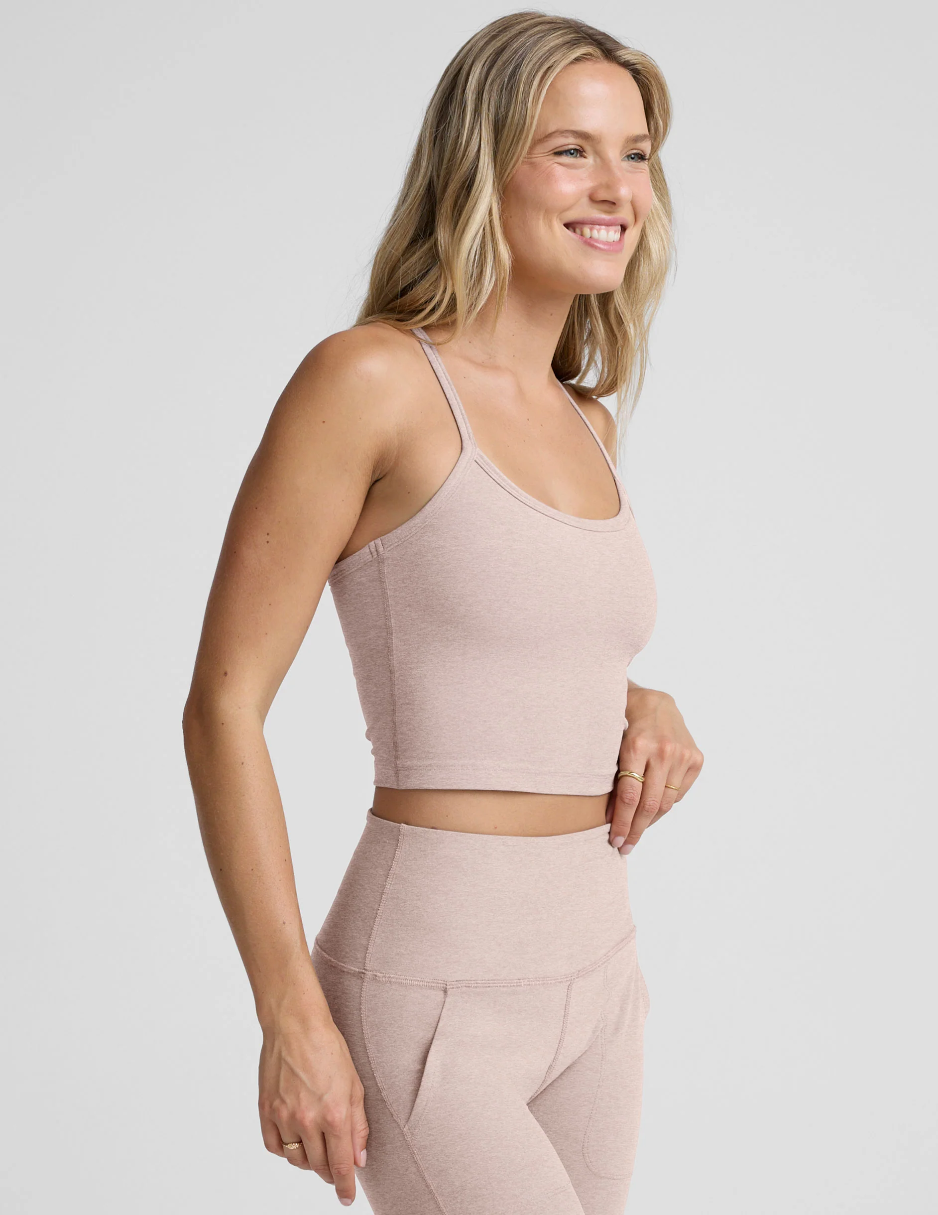 Spacedye™ Slim Racerback Cropped Tank - Image 4