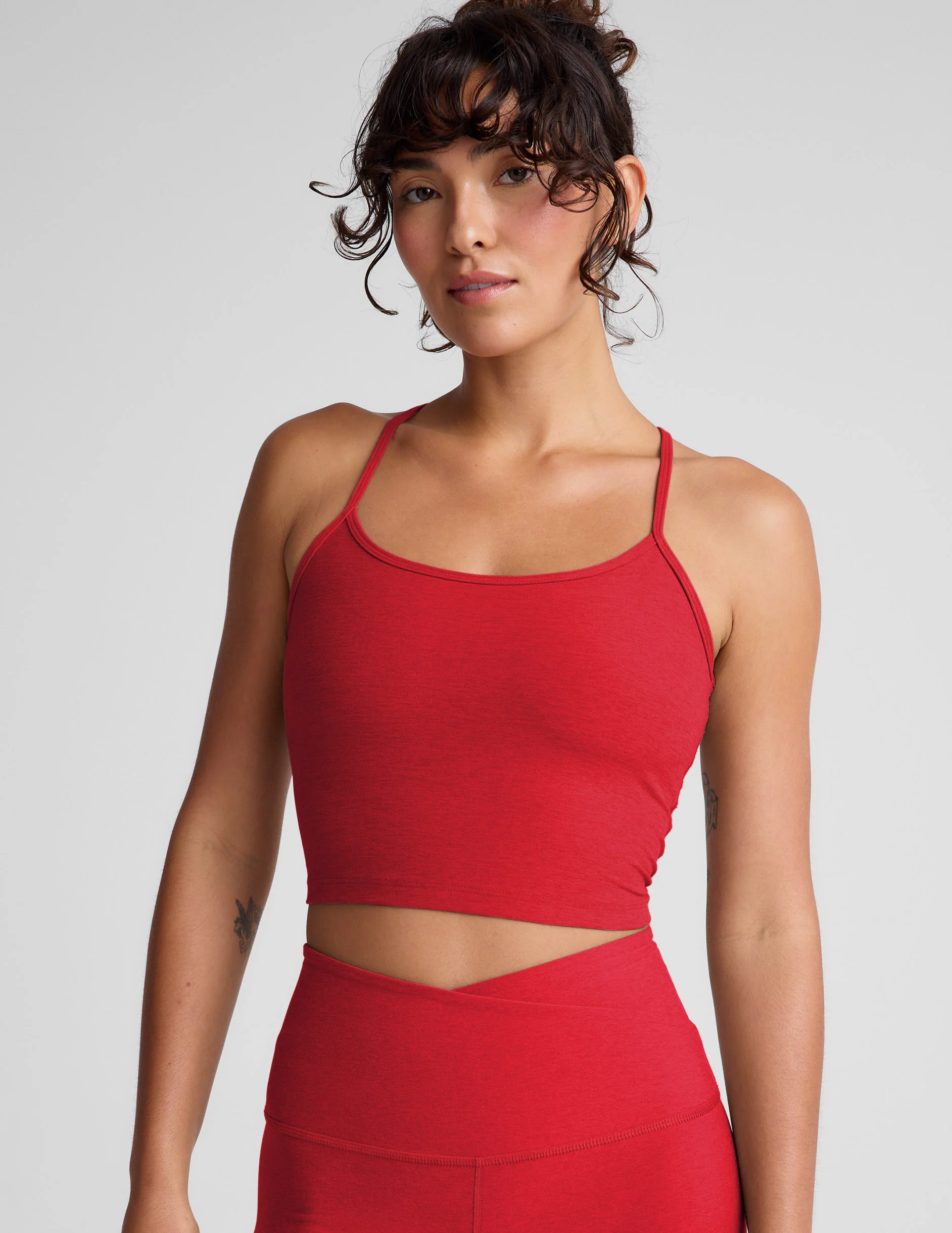 Spacedye™ Slim Racerback Cropped Tank - Image 2