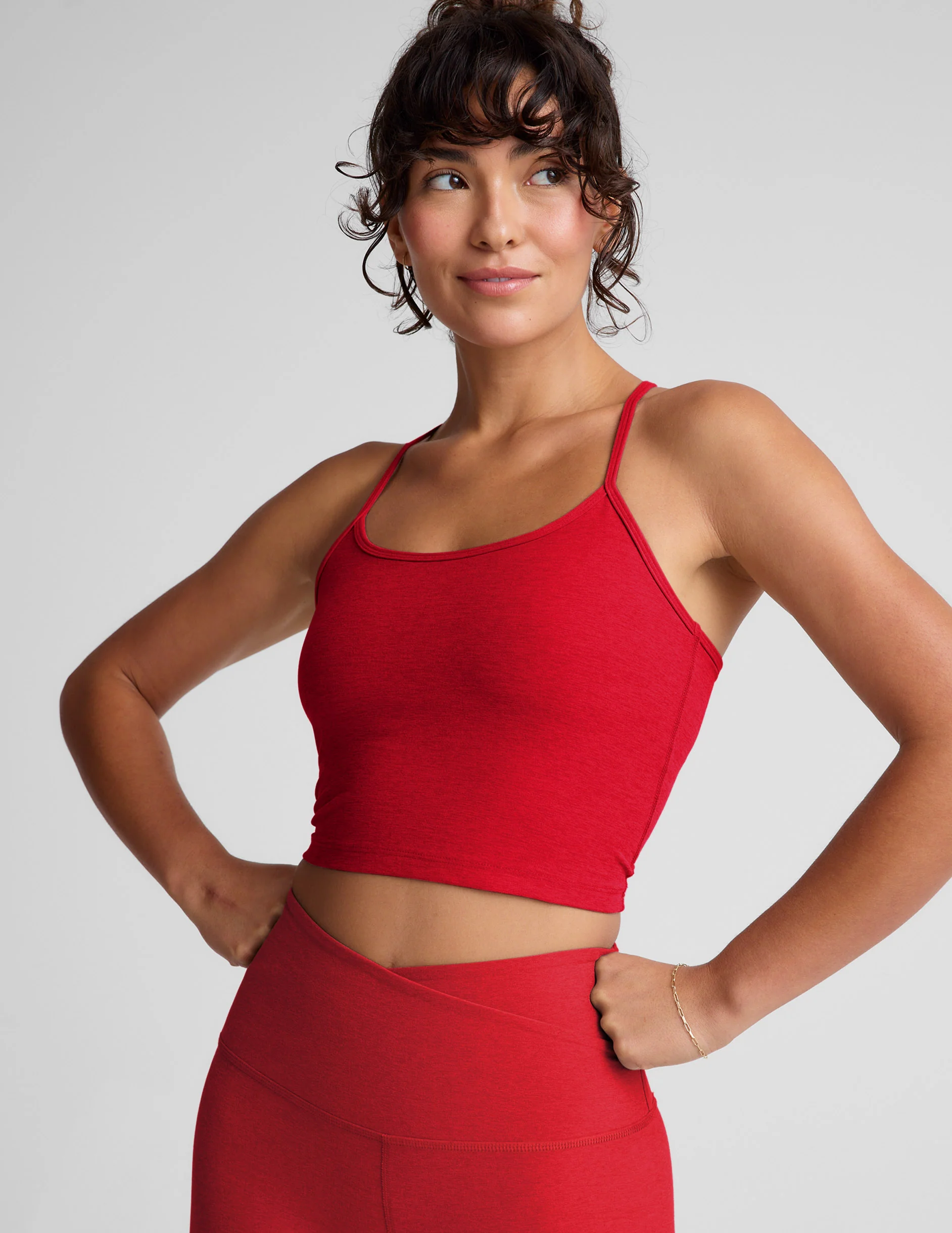 Spacedye™ Slim Racerback Cropped Tank - Image 3