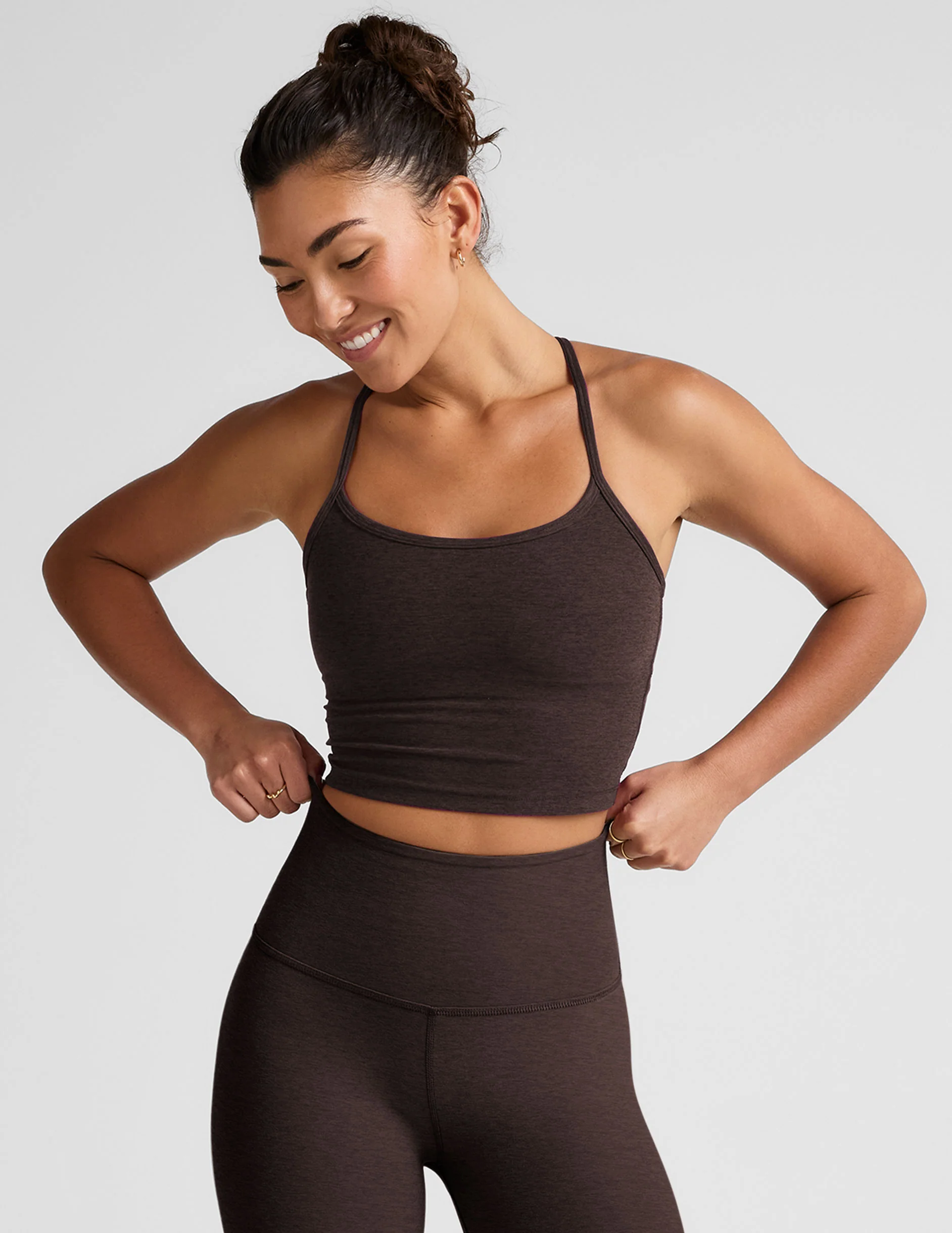 Spacedye™ Slim Racerback Cropped Tank - Image 5