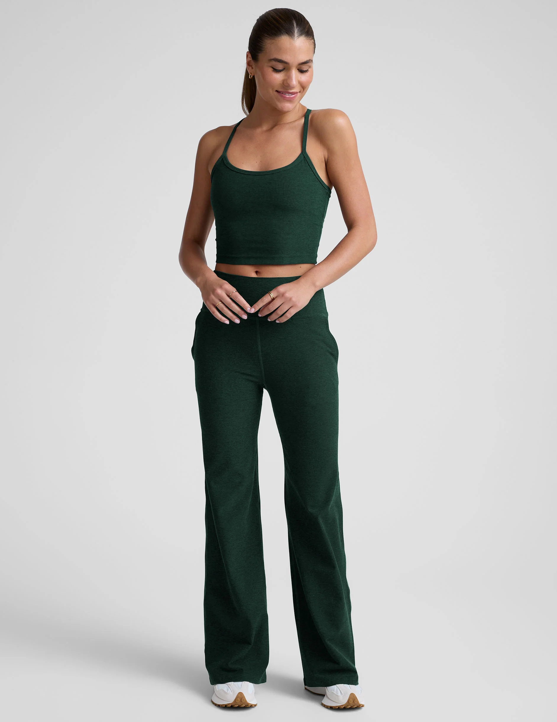 Spacedye™ Slim Racerback Cropped Tank - Image 7