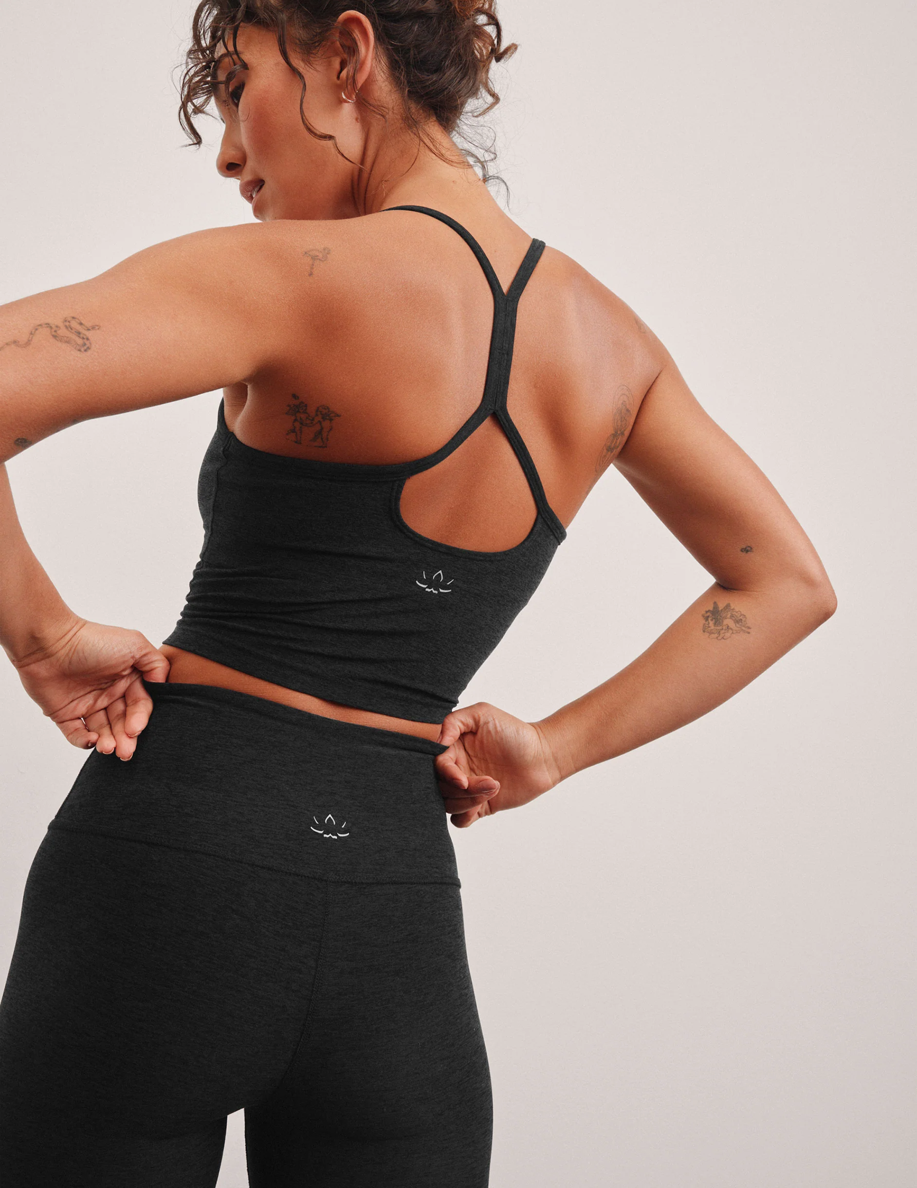 Spacedye™ Slim Racerback Cropped Tank - Image 3