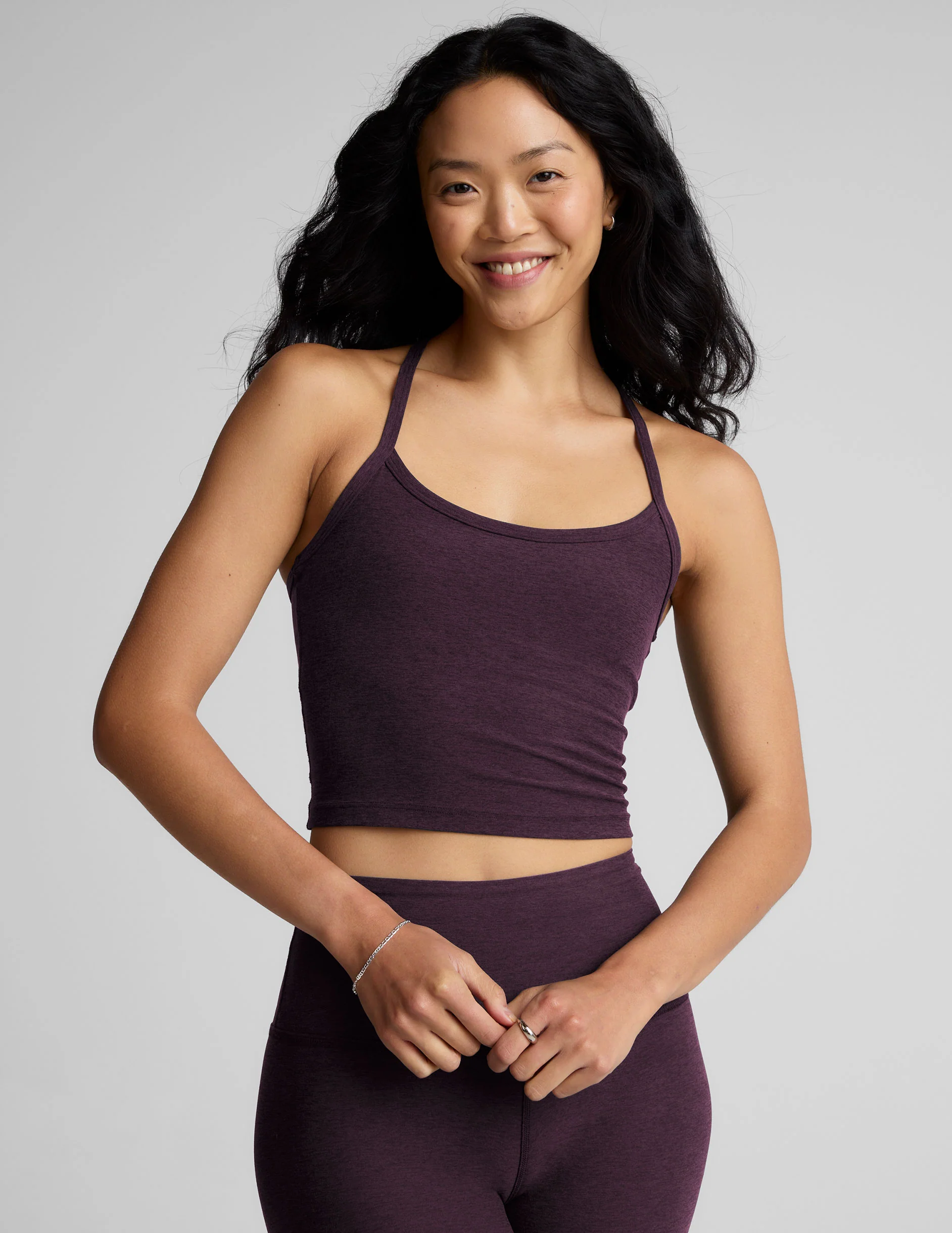 Spacedye™ Slim Racerback Cropped Tank - Image 2