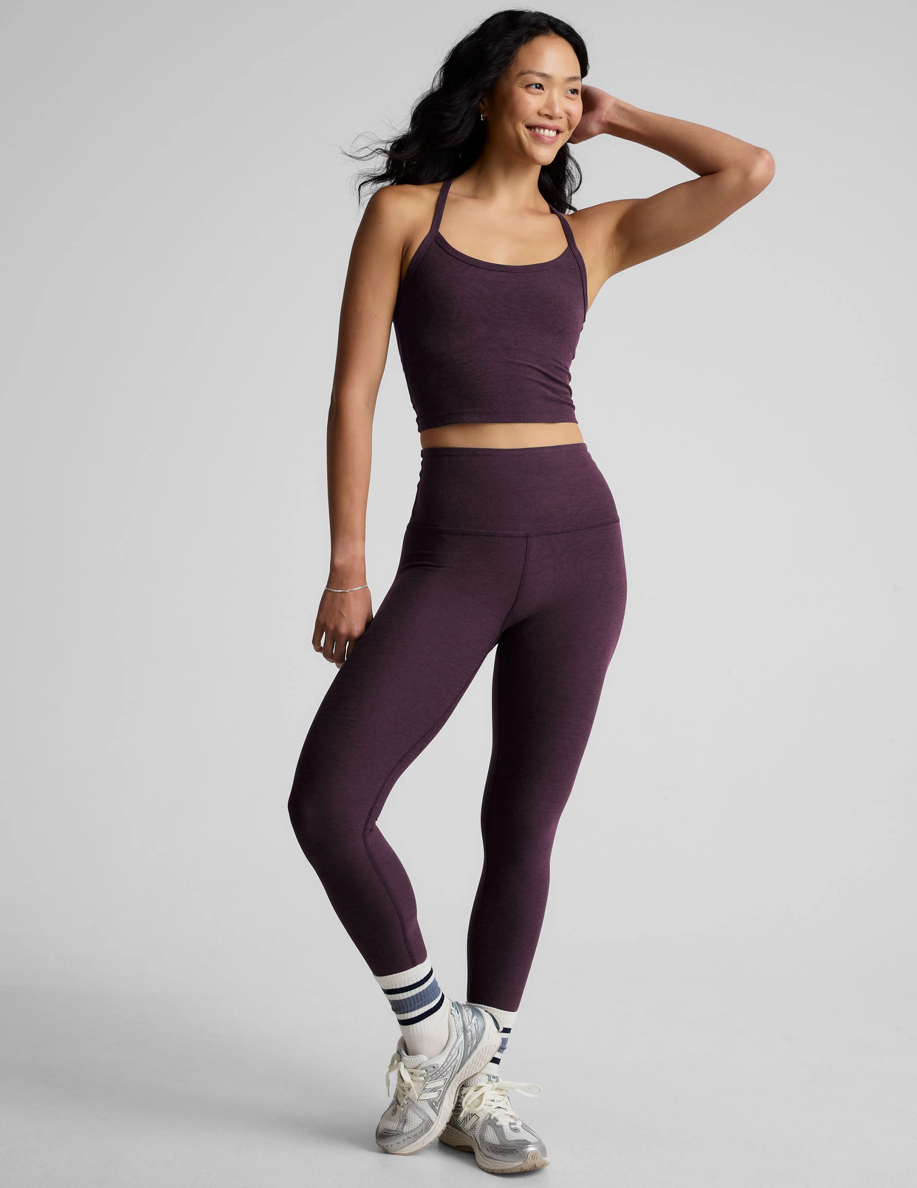 Spacedye™ Slim Racerback Cropped Tank - Image 5