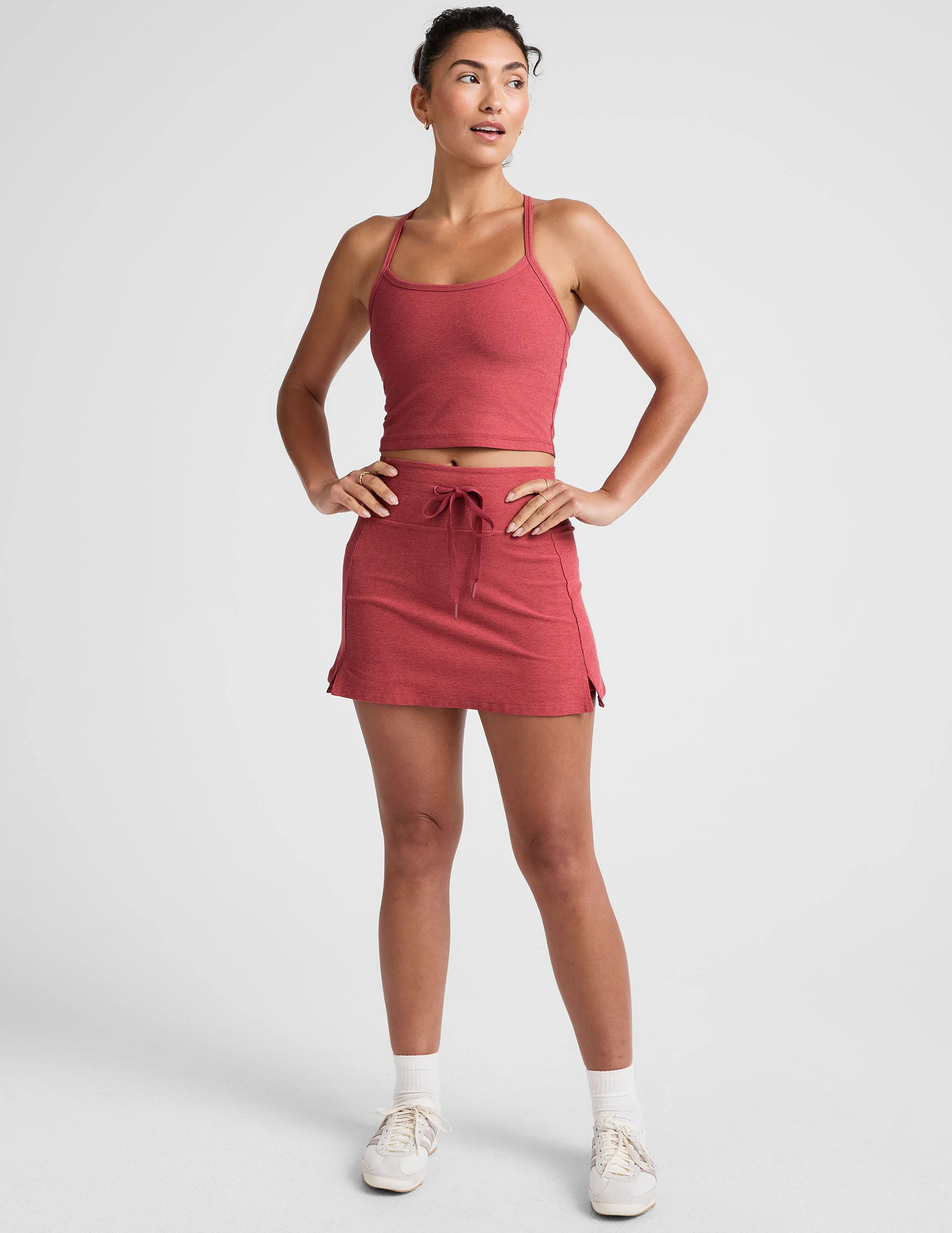 Spacedye™ Slim Racerback Cropped Tank - Image 4