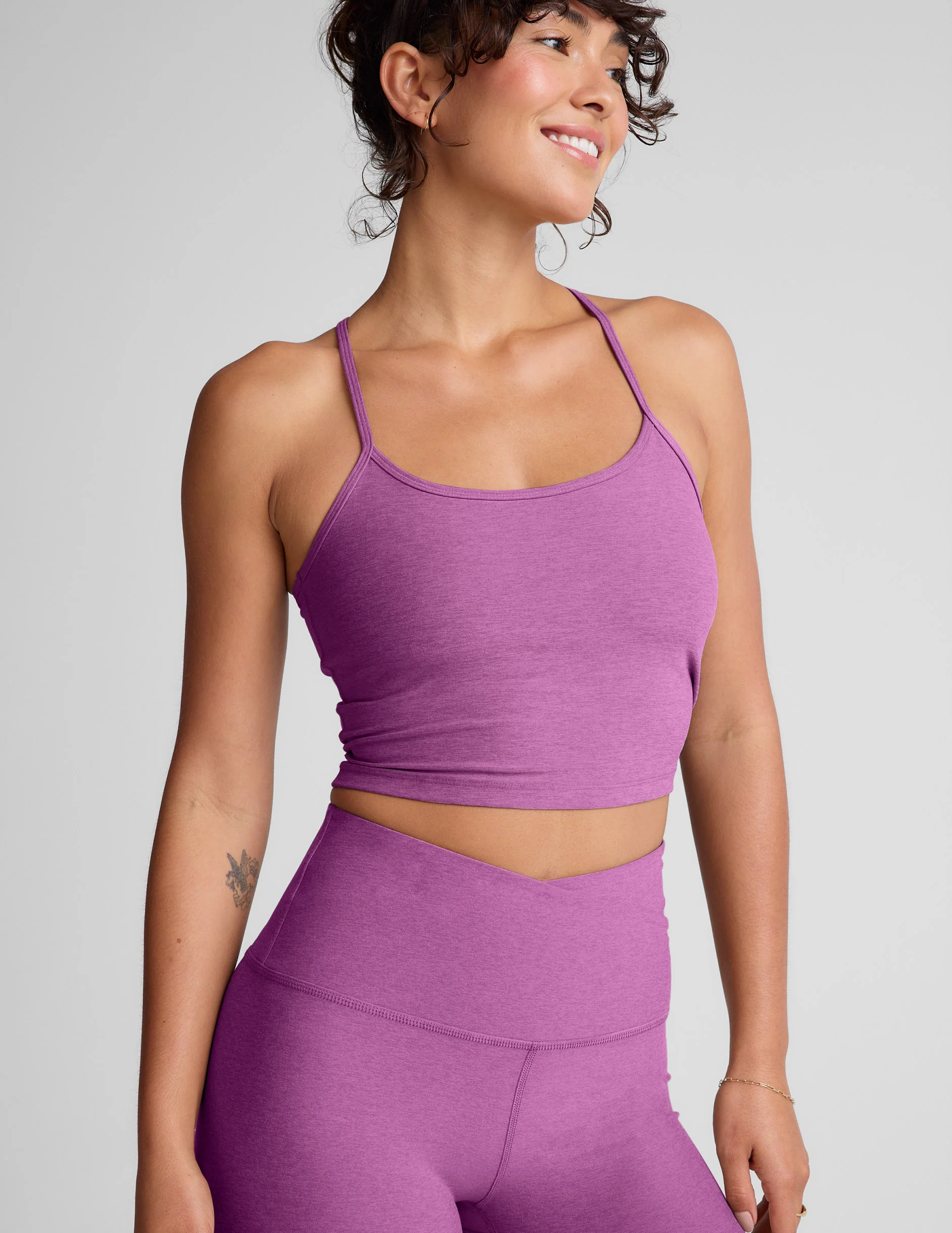 Spacedye™ Slim Racerback Cropped Tank - Image 4