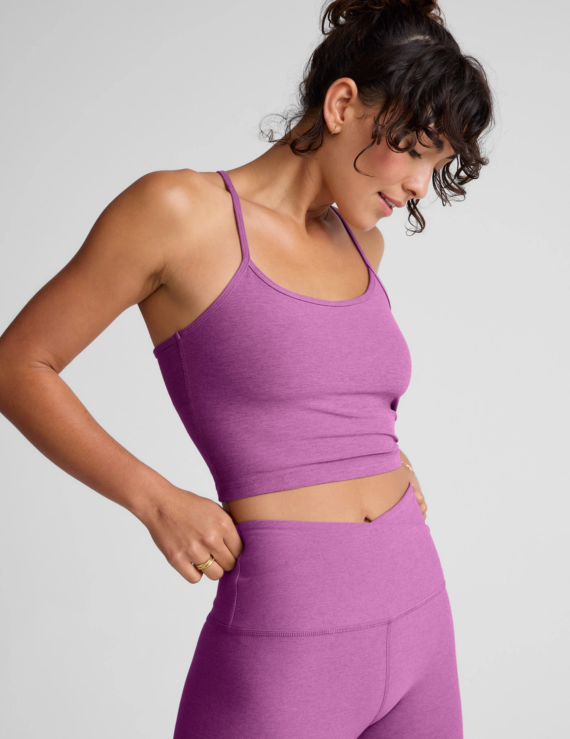 Spacedye™ Slim Racerback Cropped Tank - Image 5