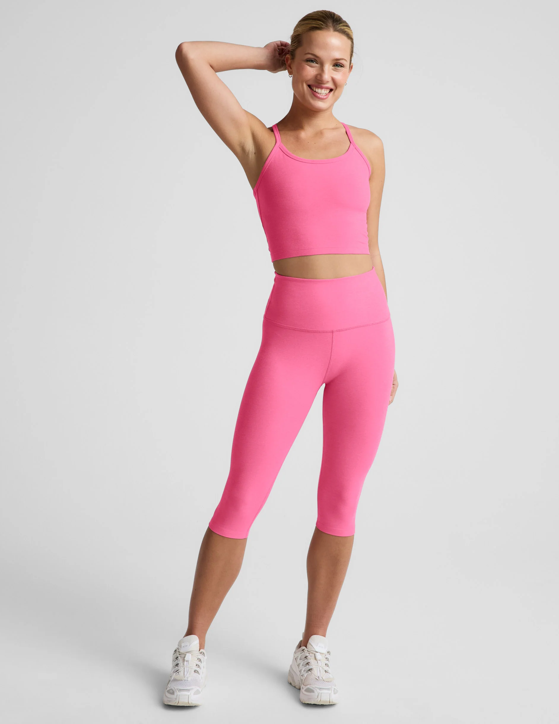 Spacedye™ Slim Racerback Cropped Tank - Image 2