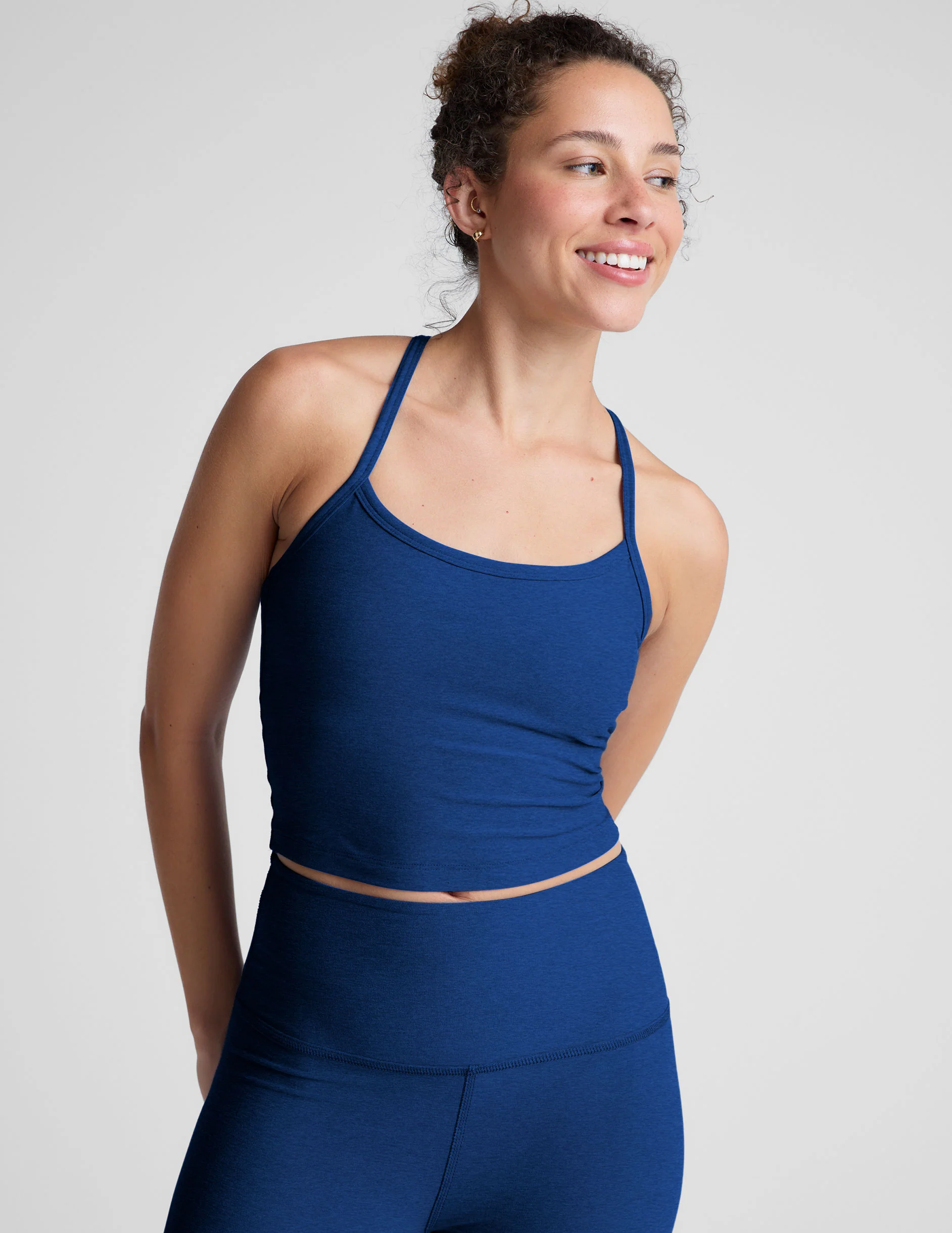 Spacedye™ Slim Racerback Cropped Tank - Image 4