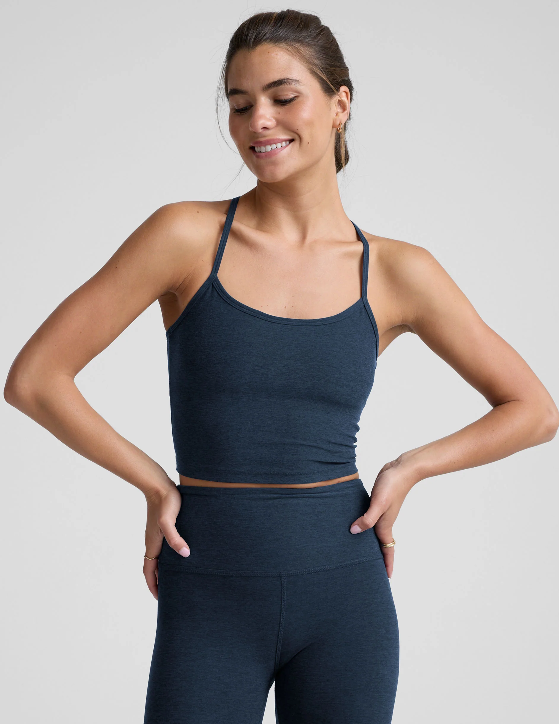 Spacedye™ Slim Racerback Cropped Tank - Image 3