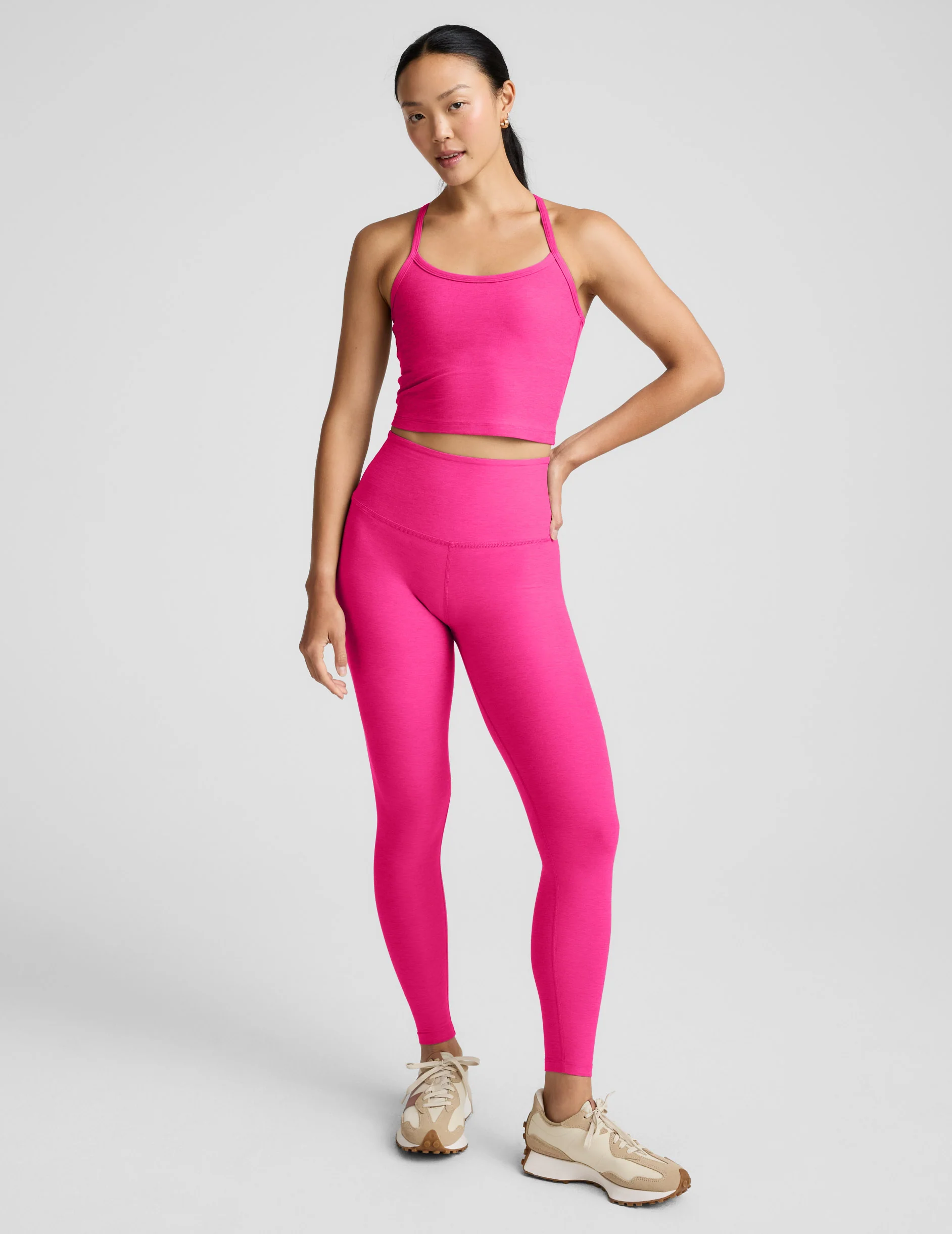 Spacedye™ Slim Racerback Cropped Tank - Image 2