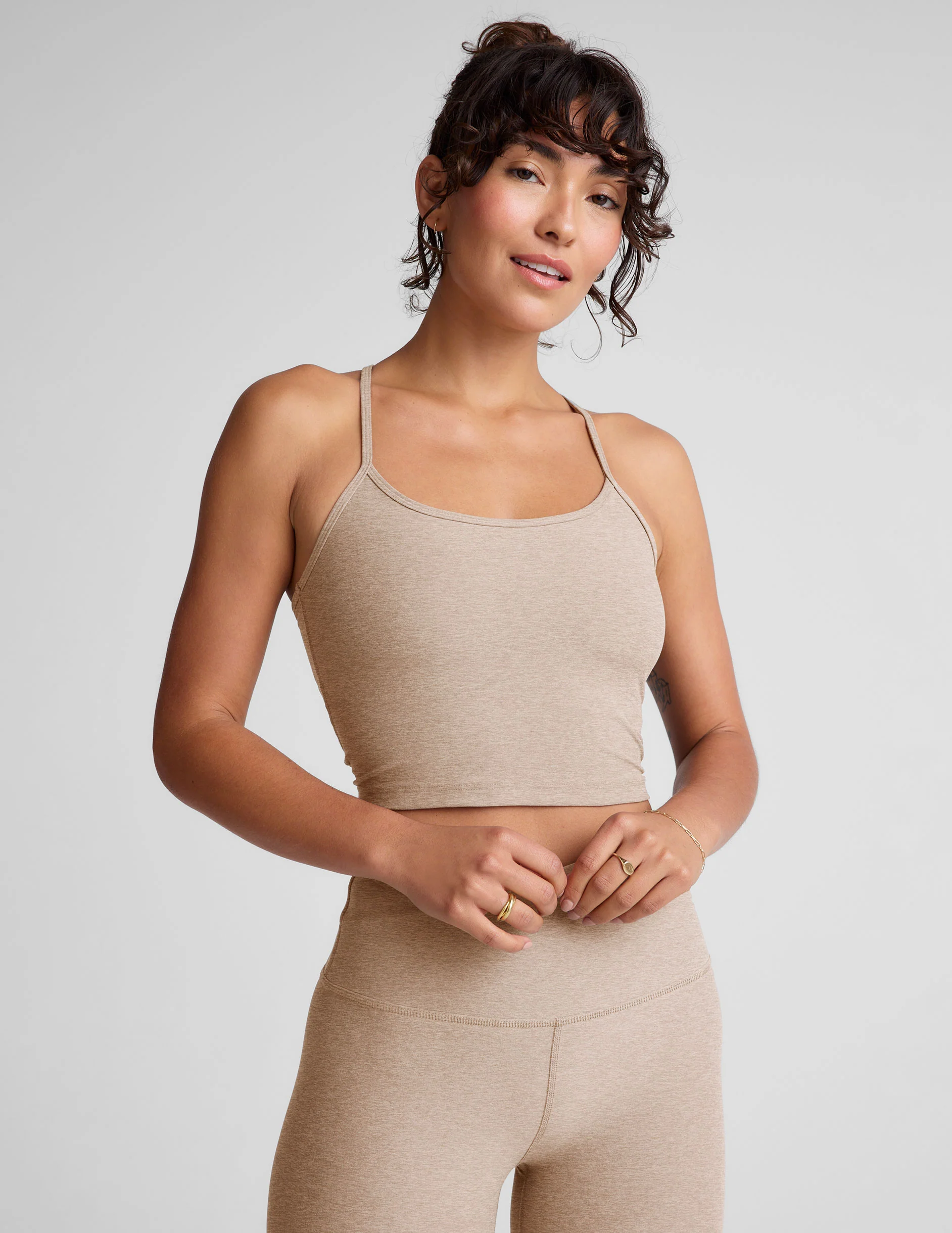 Spacedye™ Slim Racerback Cropped Tank - Image 3