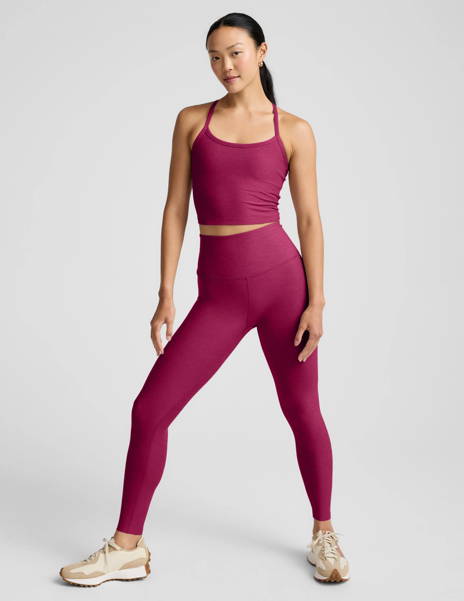 Spacedye™ Slim Racerback Cropped Tank - Image 3
