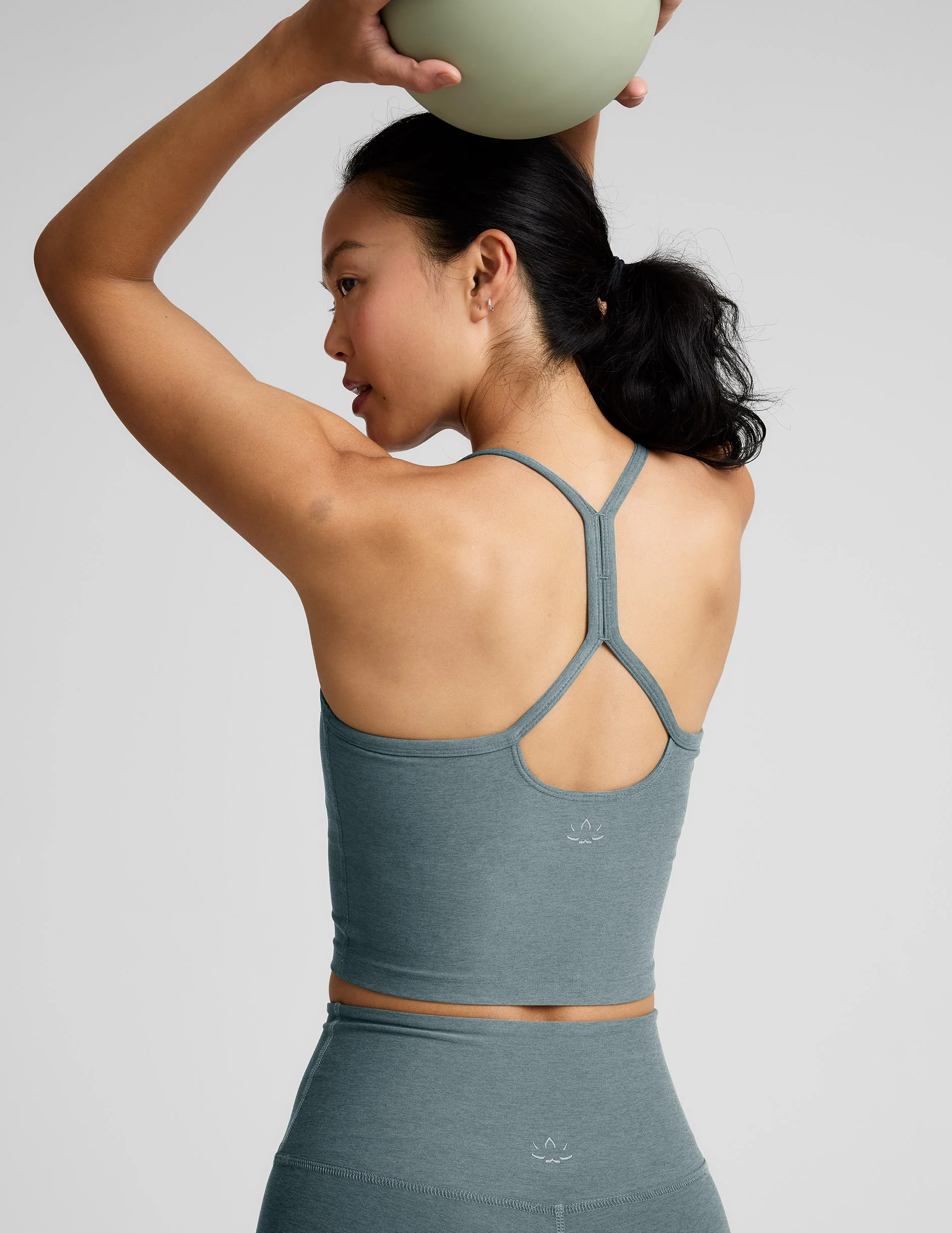 Spacedye™ Slim Racerback Cropped Tank - Image 2