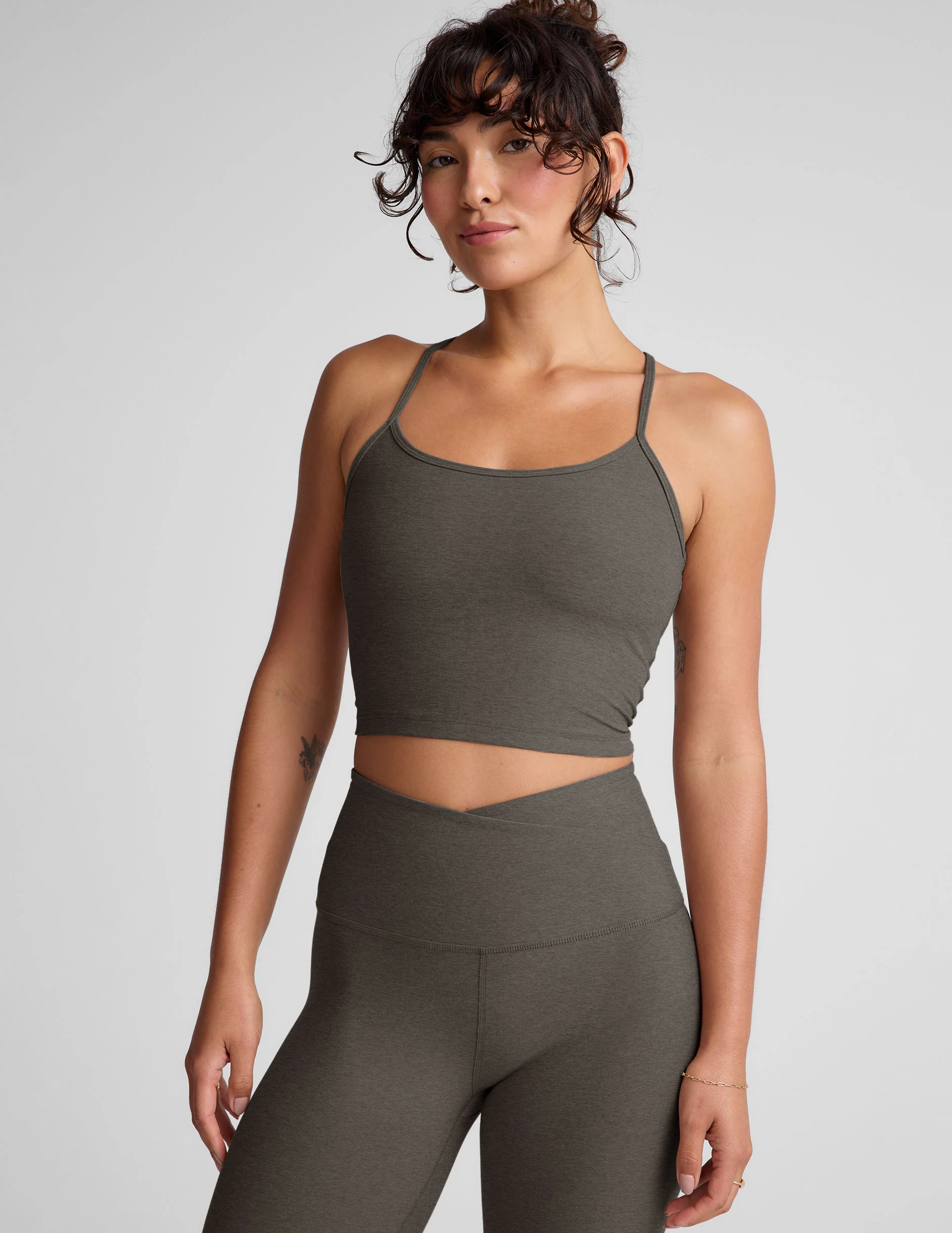 Spacedye™ Slim Racerback Cropped Tank - Image 2