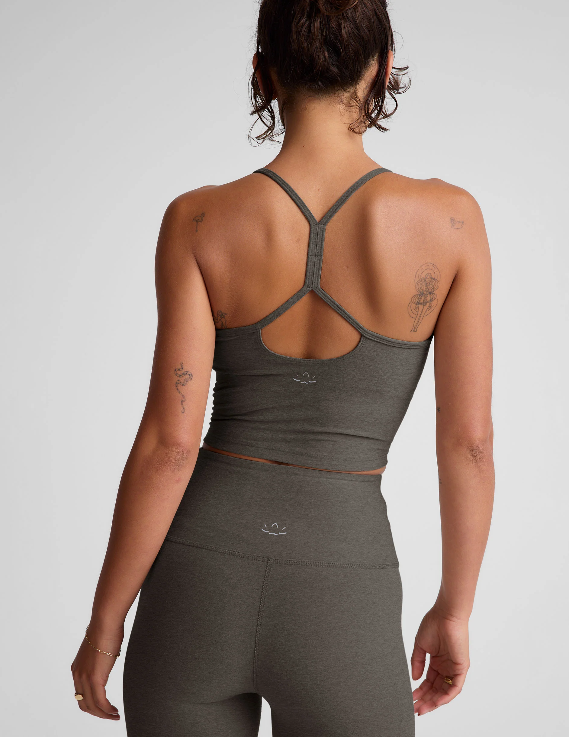 Spacedye™ Slim Racerback Cropped Tank - Image 4