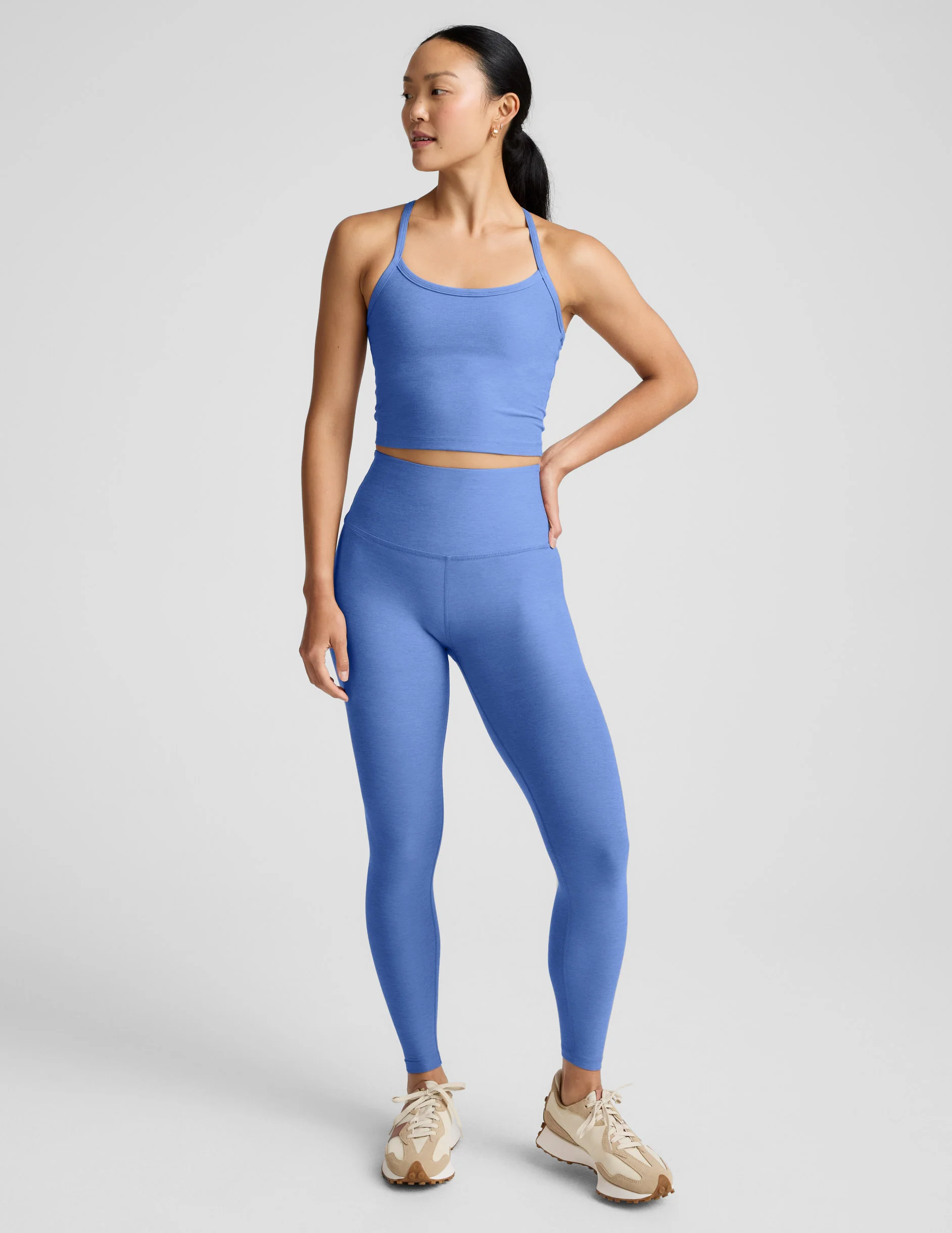 Spacedye™ Slim Racerback Cropped Tank - Image 2