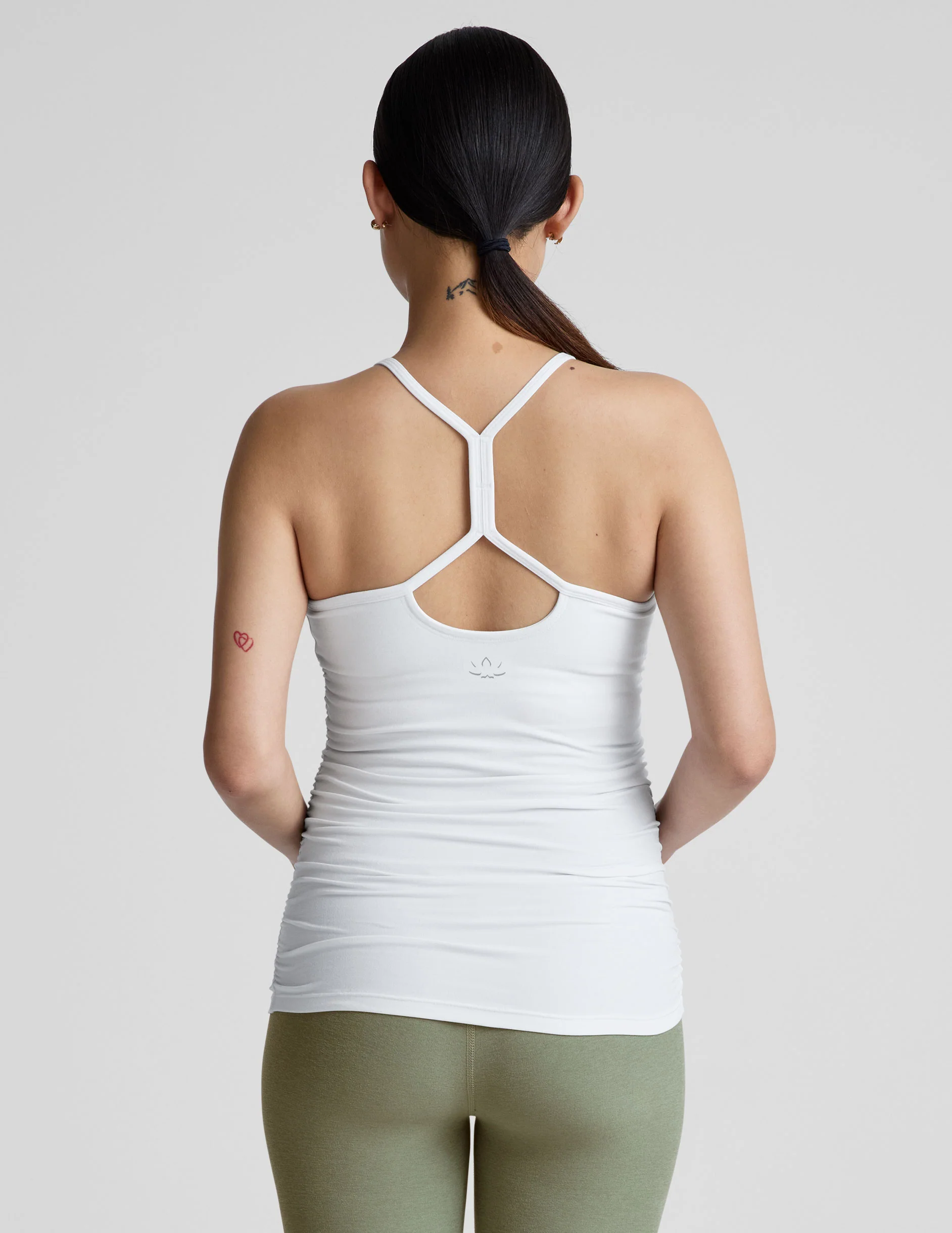 Spacedye™ Keep Your Cool Maternity Slim Racerback Tank - Image 4