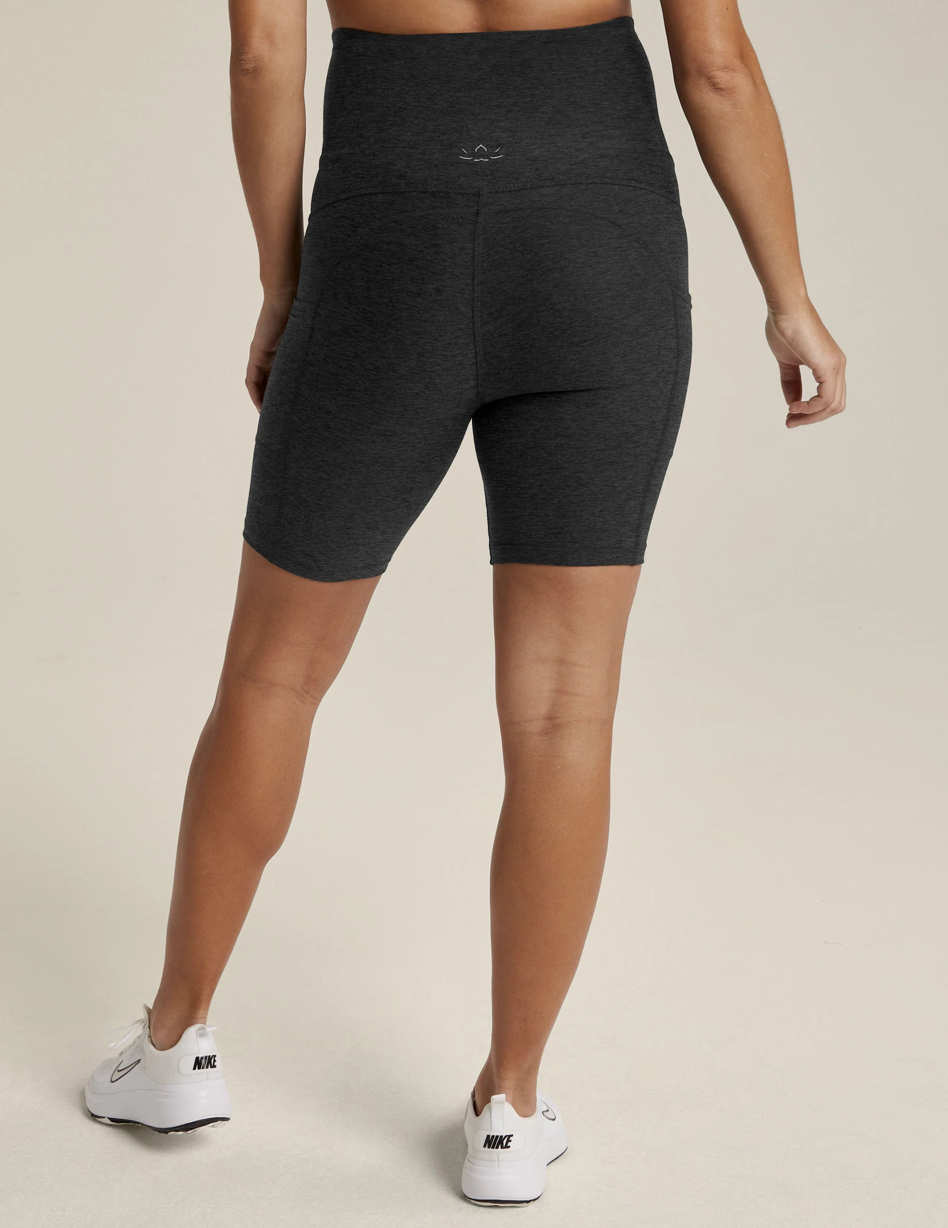 Spacedye™ Pockets Forever Maternity Biker Short - Image 3