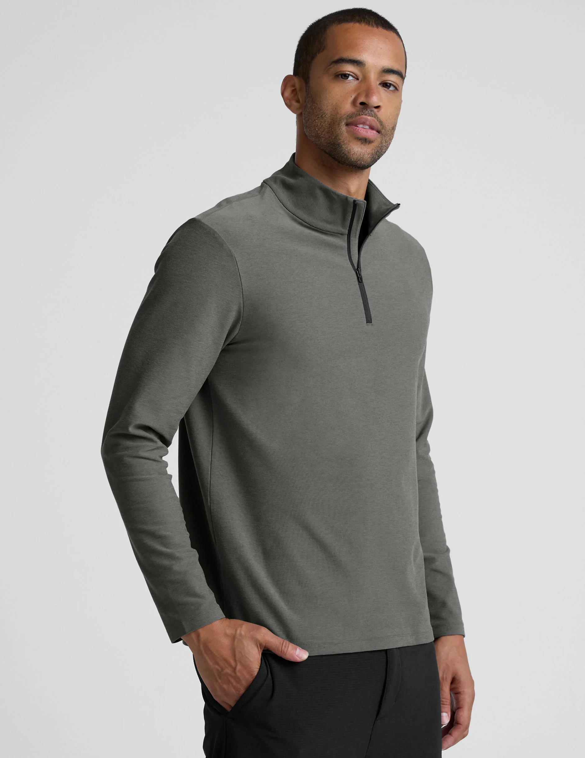 Spacedye™ Terrain Men's Quarter Zip Pullover - Image 2