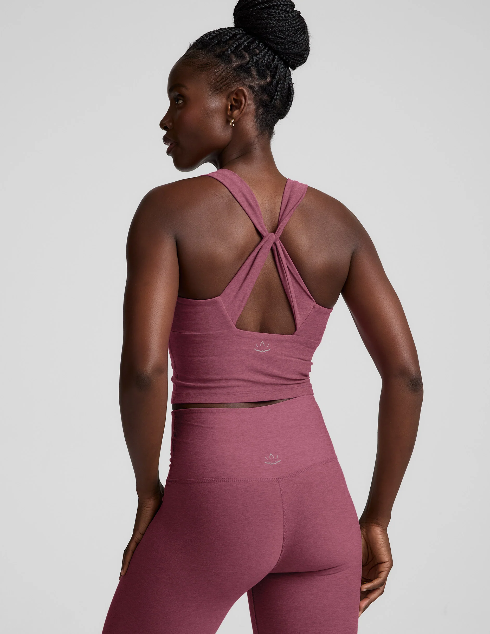 Spacedye™ Twist Through Cropped Tank - Image 3