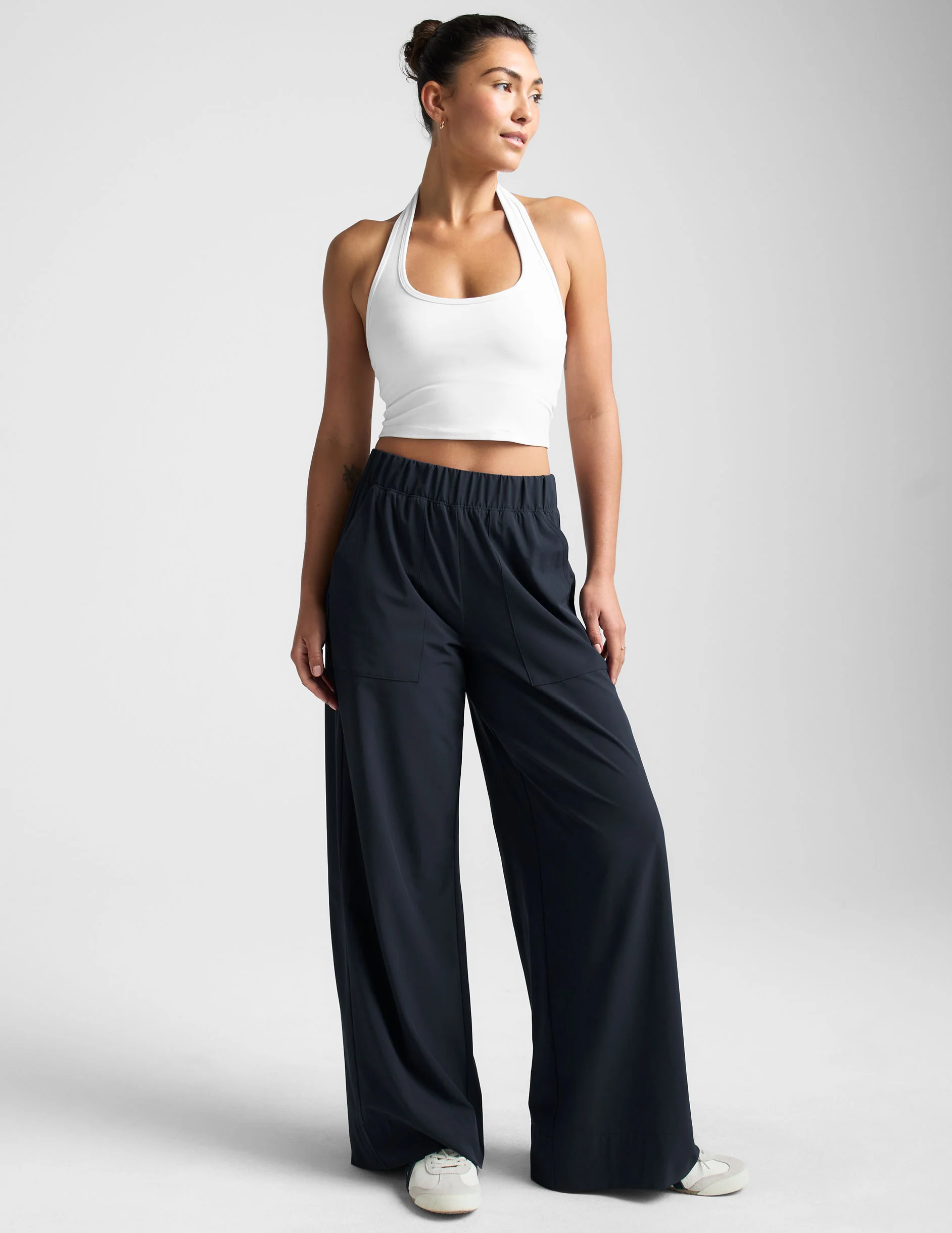 Spacedye™ Well Rounded Cropped Halter Tank - Image 4