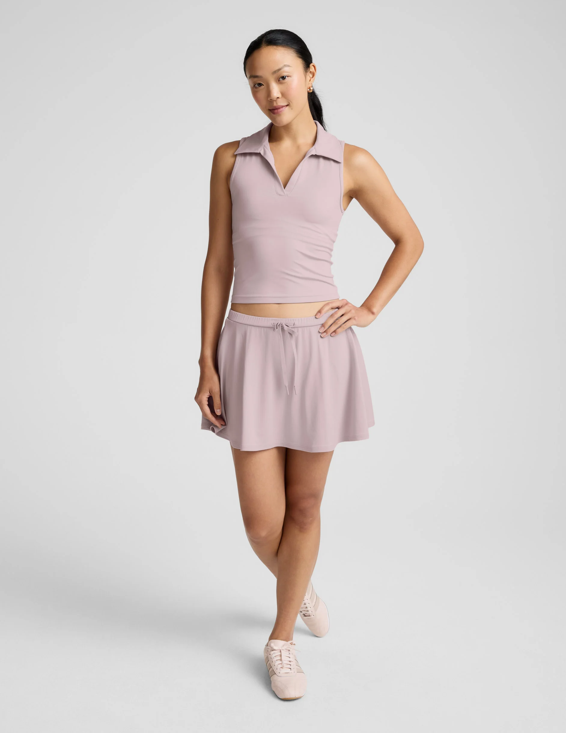 Sport Active Drawcord Mini Skirt - Image 3