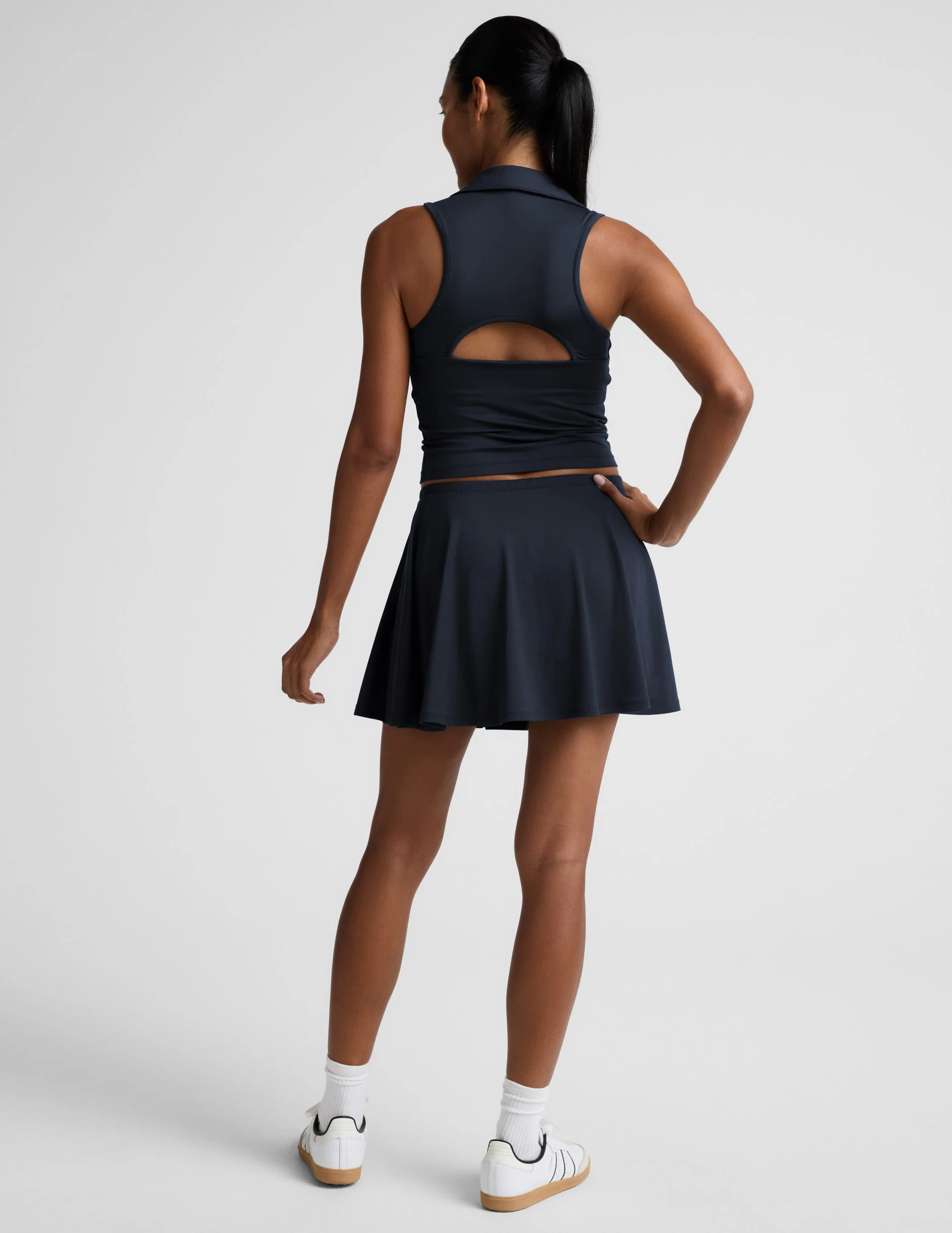Sport Active Drawcord Mini Skirt - Image 3