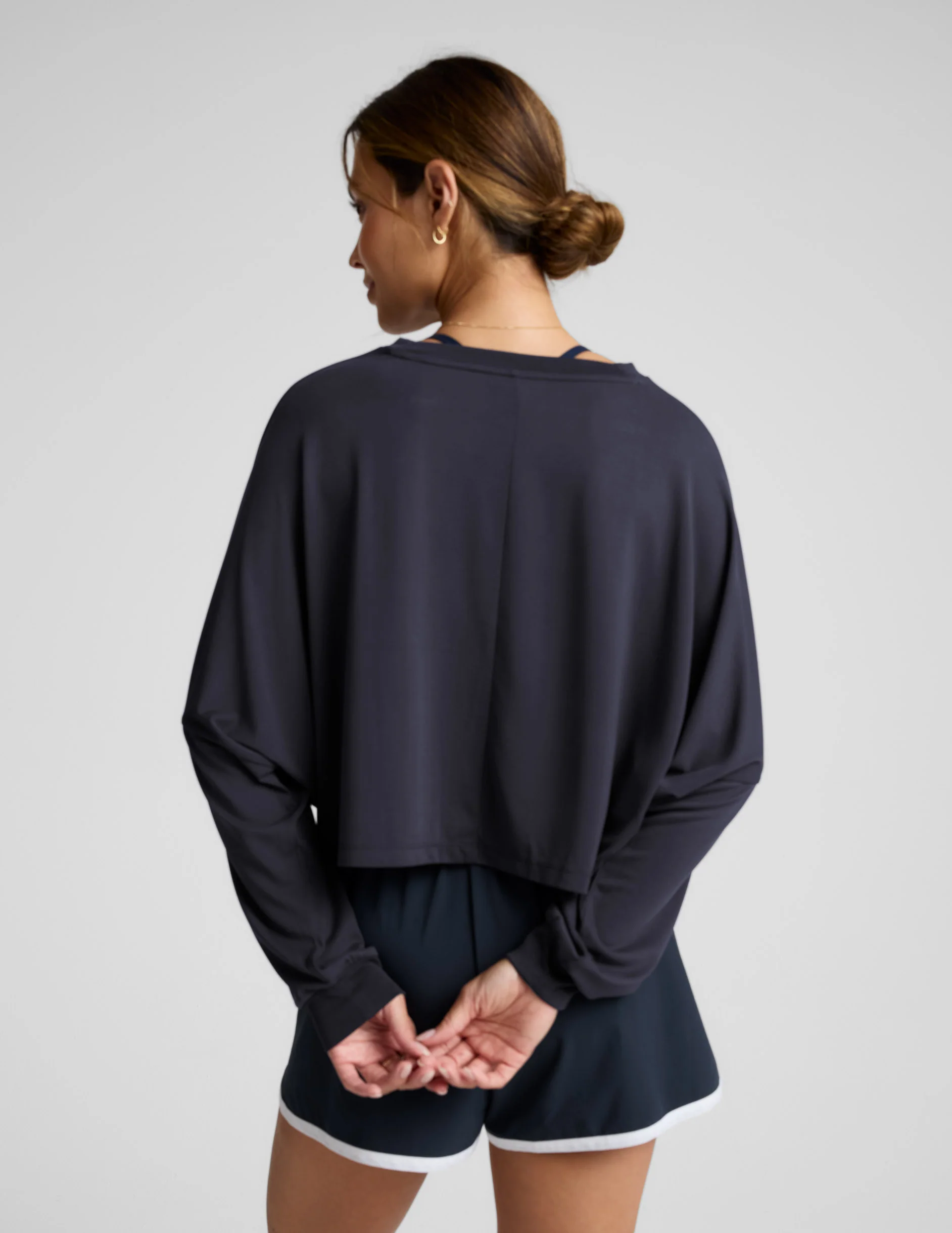 Studio Luxe Cropped Long Sleeve Tee - Image 3