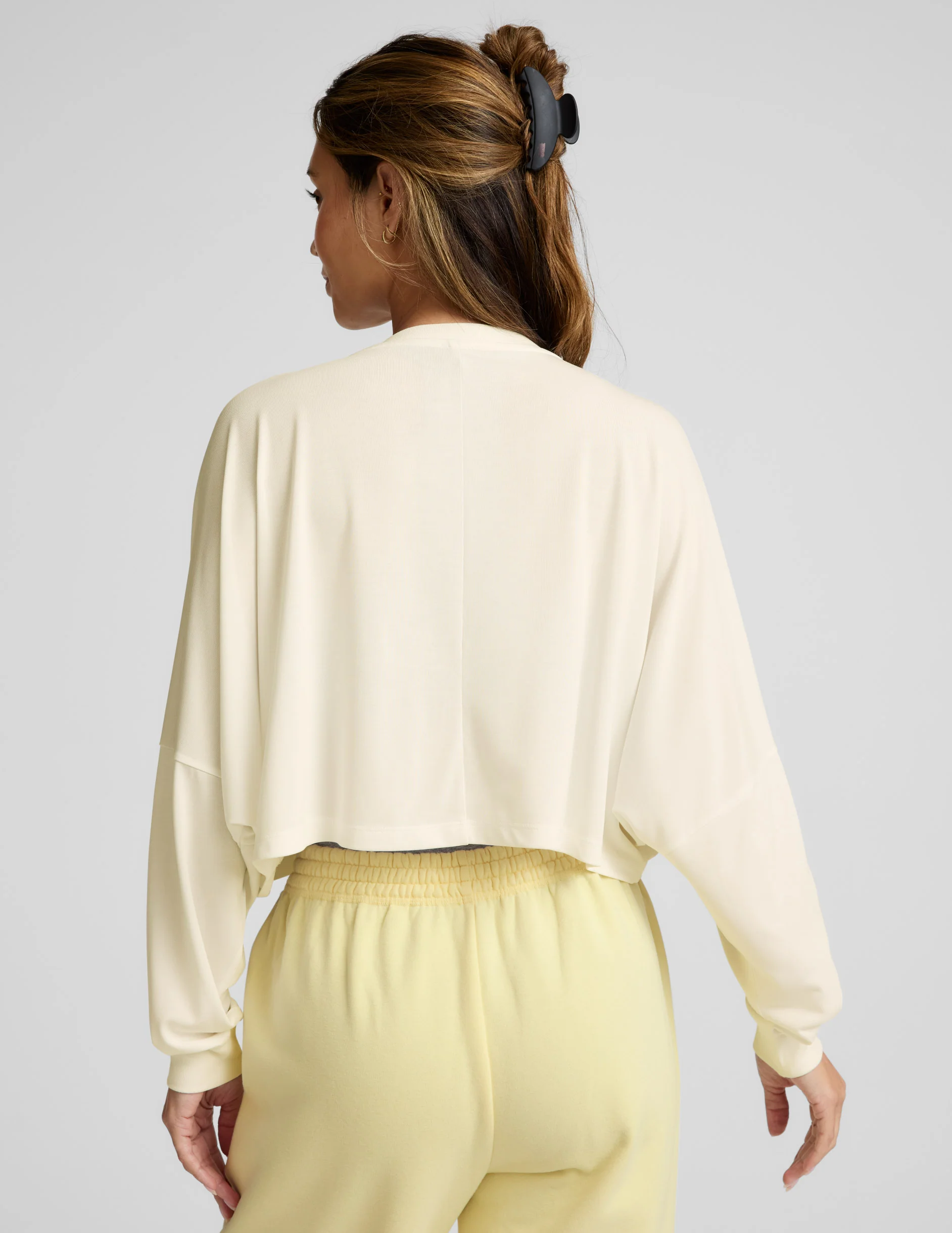 Studio Luxe Cropped Long Sleeve Tee - Image 3