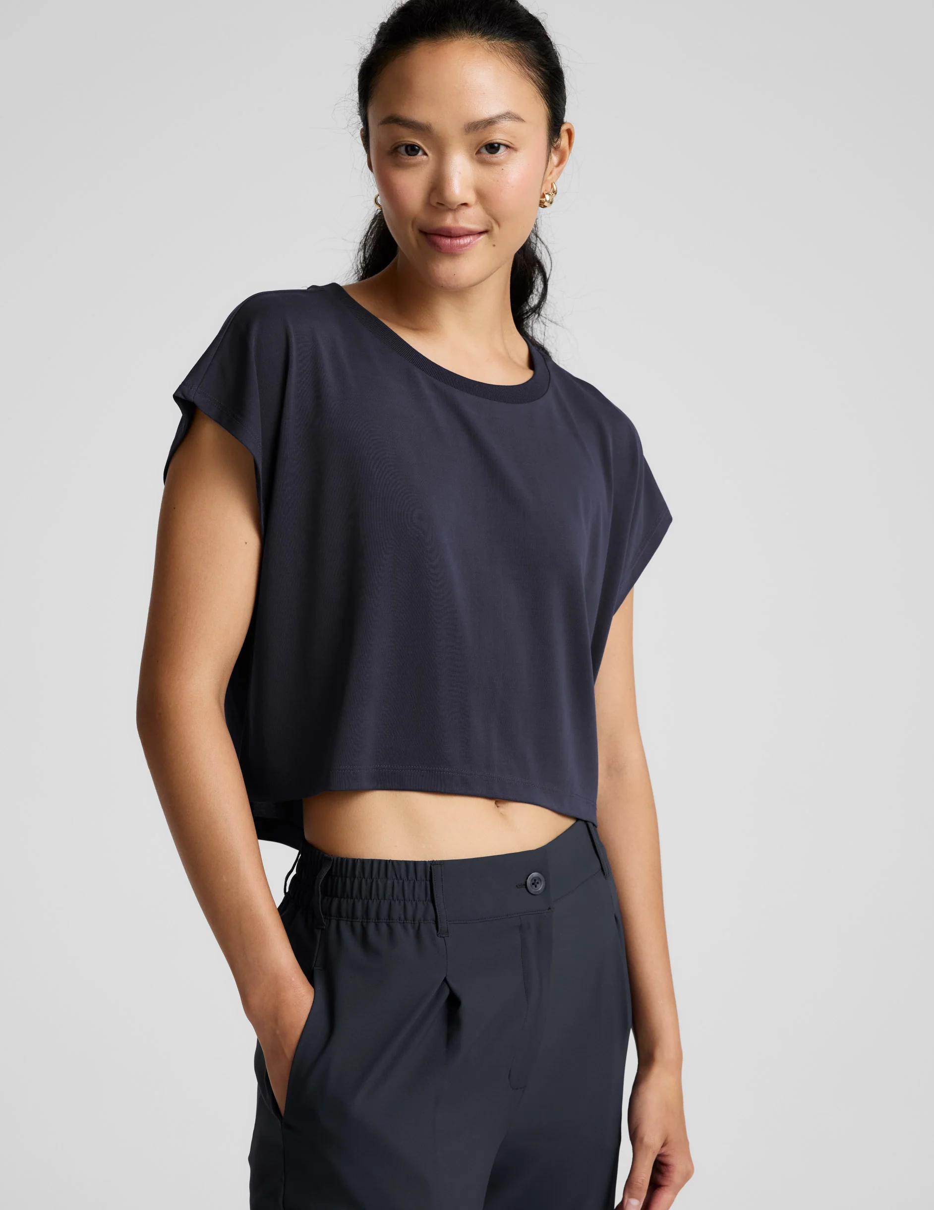 Studio Luxe Cropped Tee - Image 3
