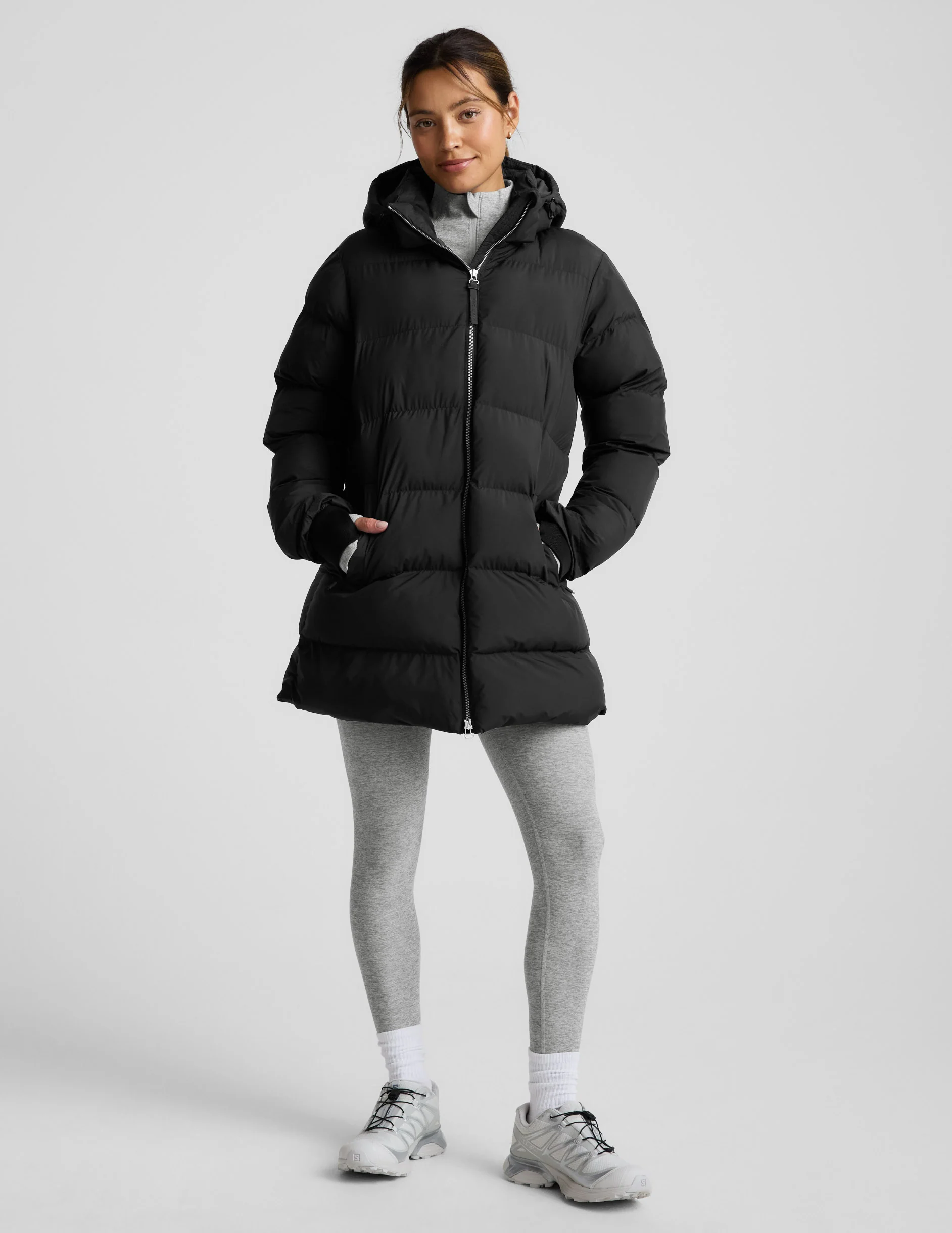Warm Up Mid Length Puffer Jacket - Image 5