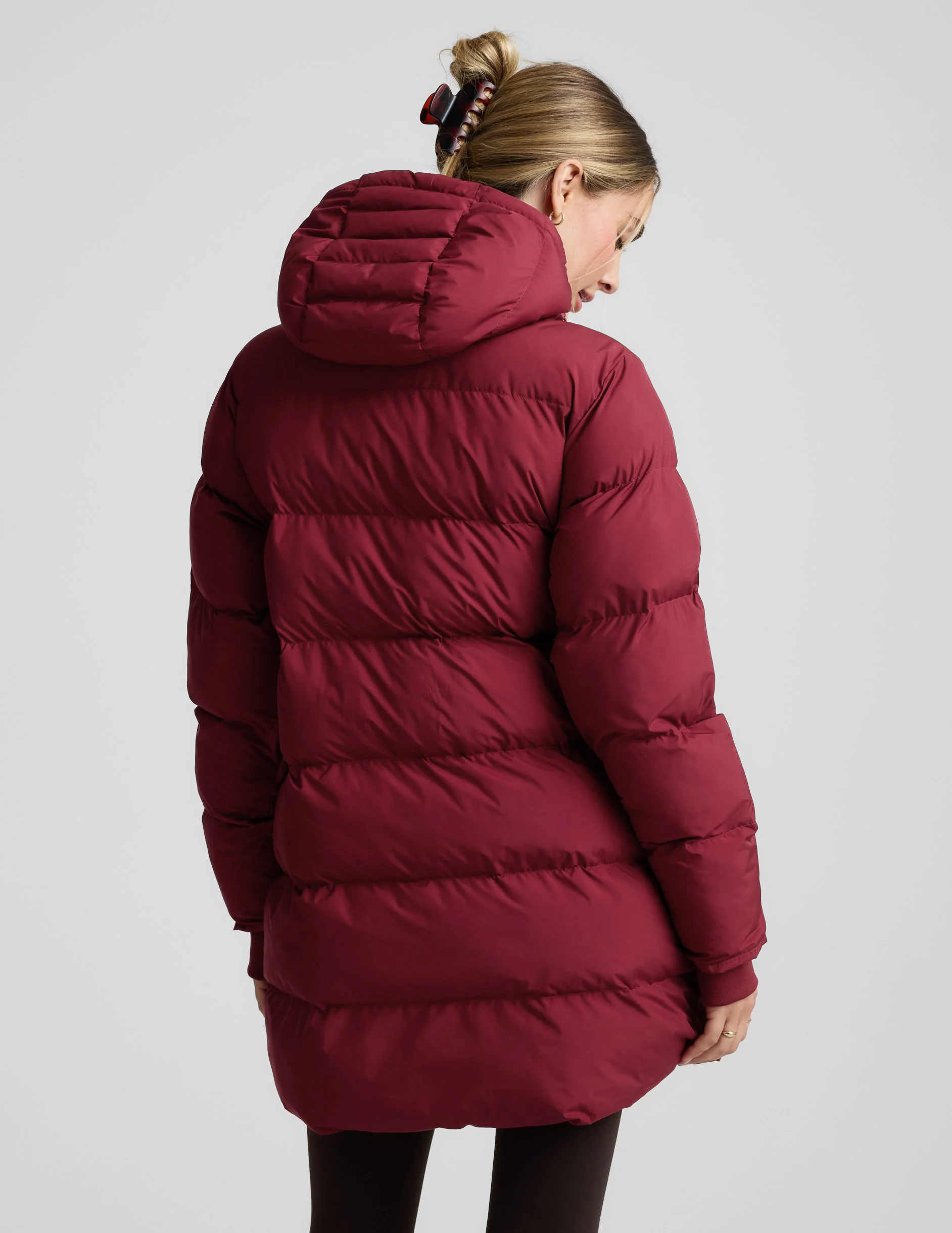 Warm Up Mid Length Puffer Jacket - Image 6