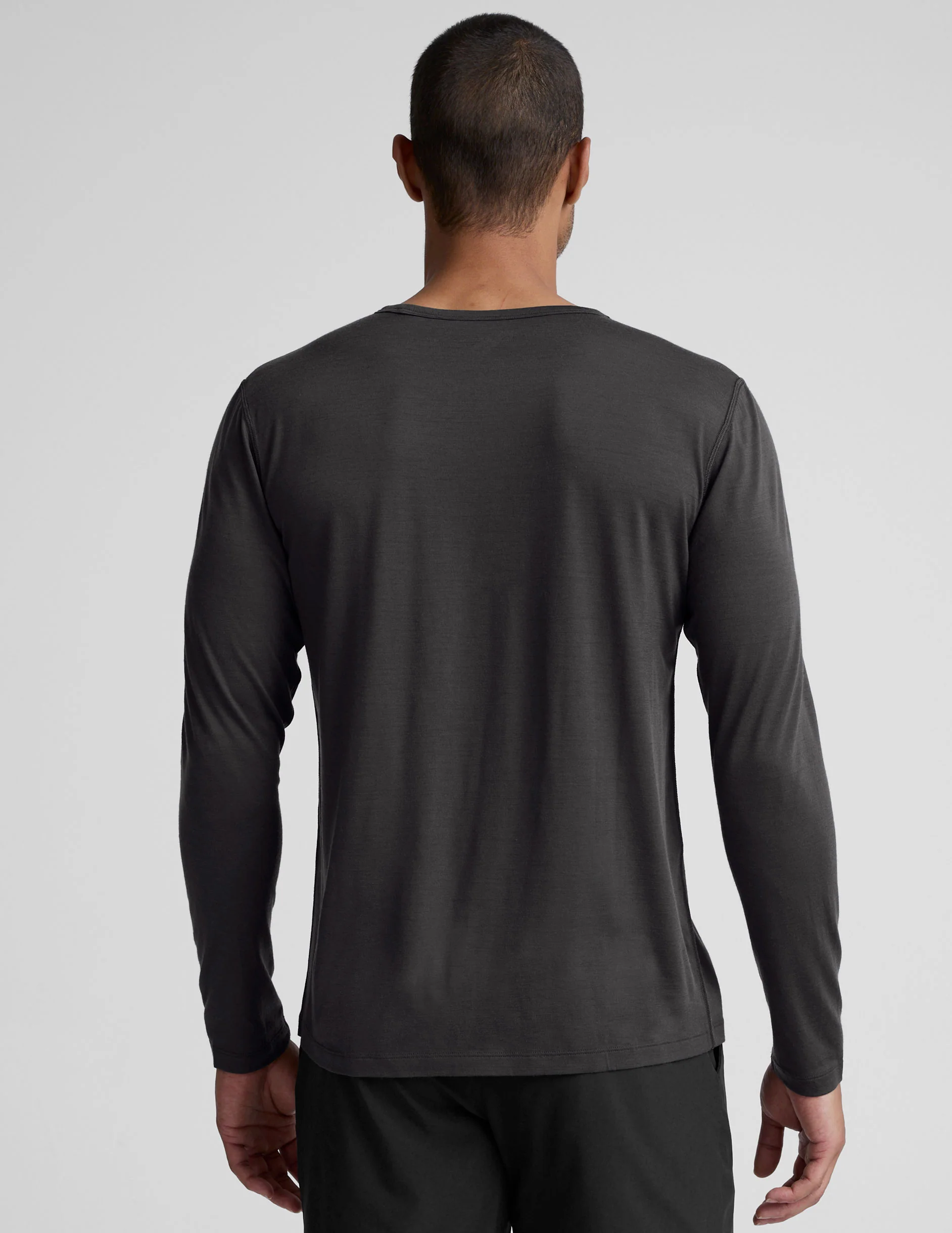 Merino Wool Men's Long Sleeve Crew - Image 3