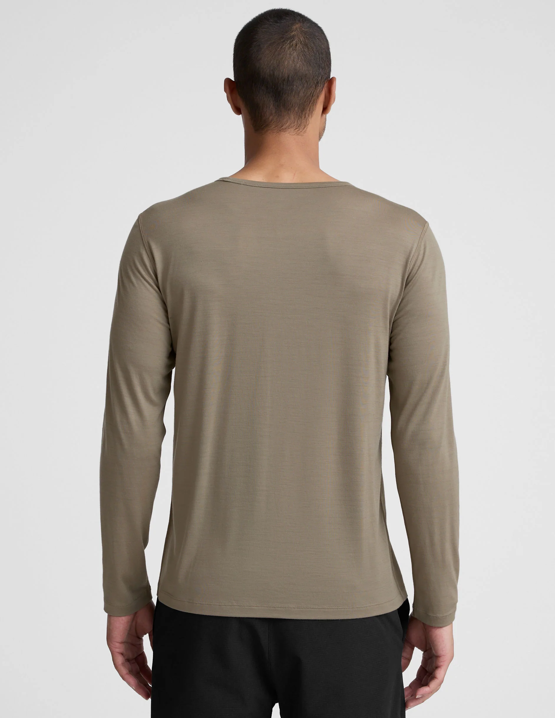 Merino Wool Men's Long Sleeve Crew - Image 4