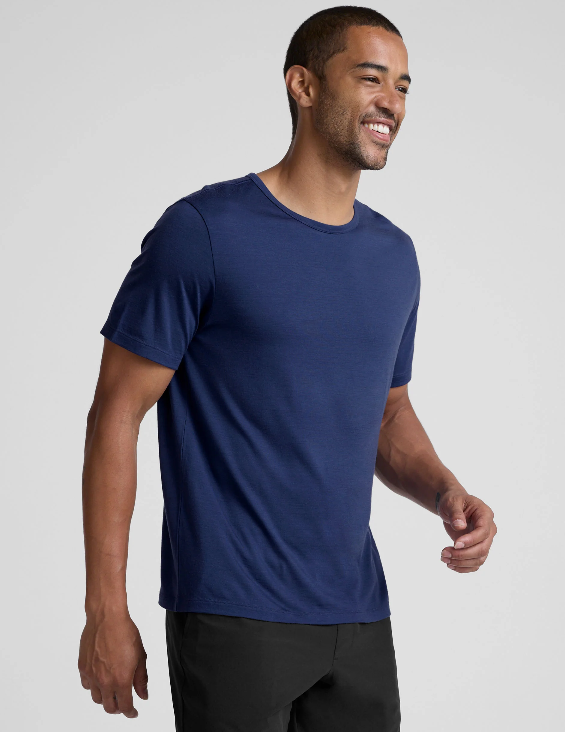 Merino Wool Men's Short Sleeve Crew - Image 3