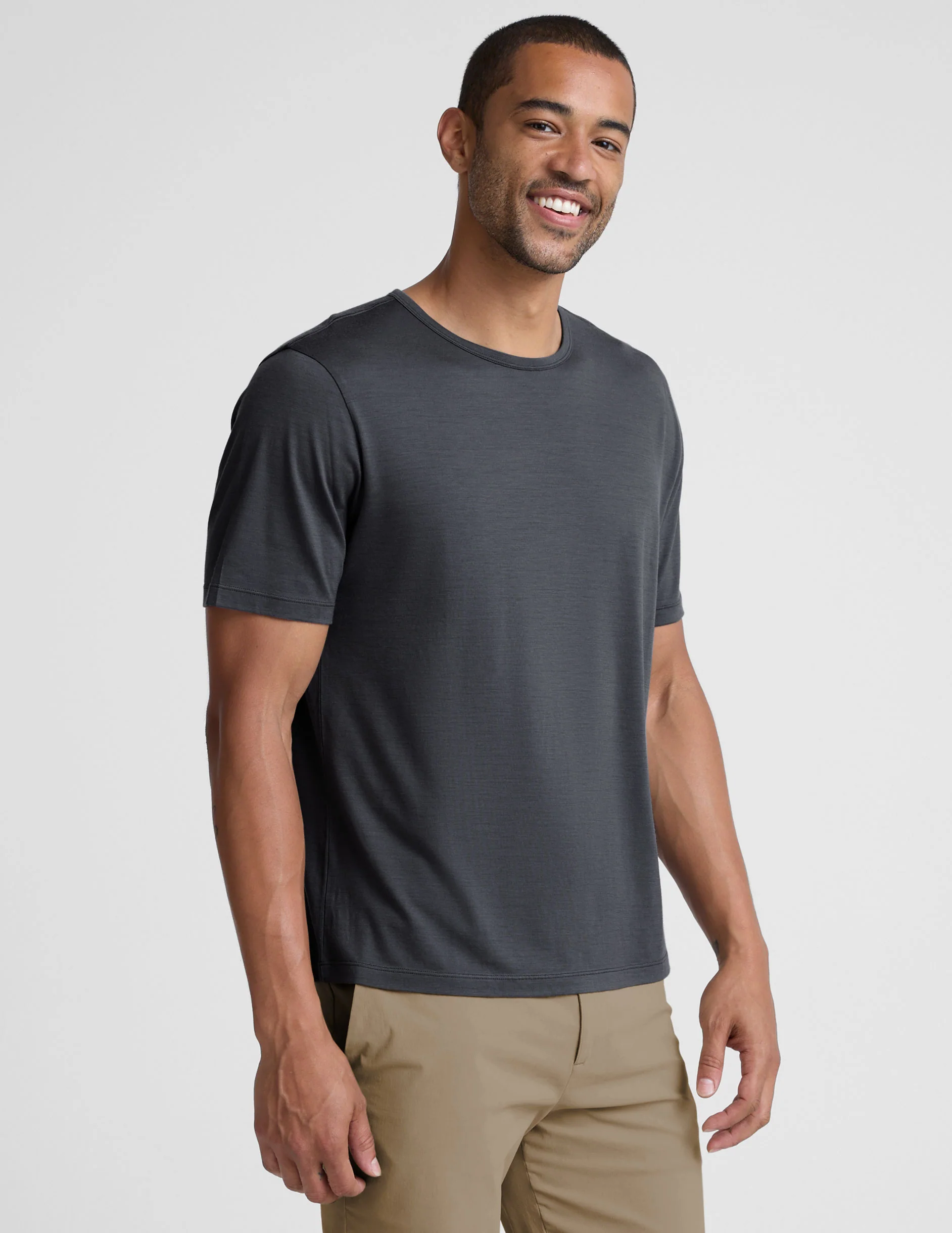 Merino Wool Men's Short Sleeve Crew - Image 2