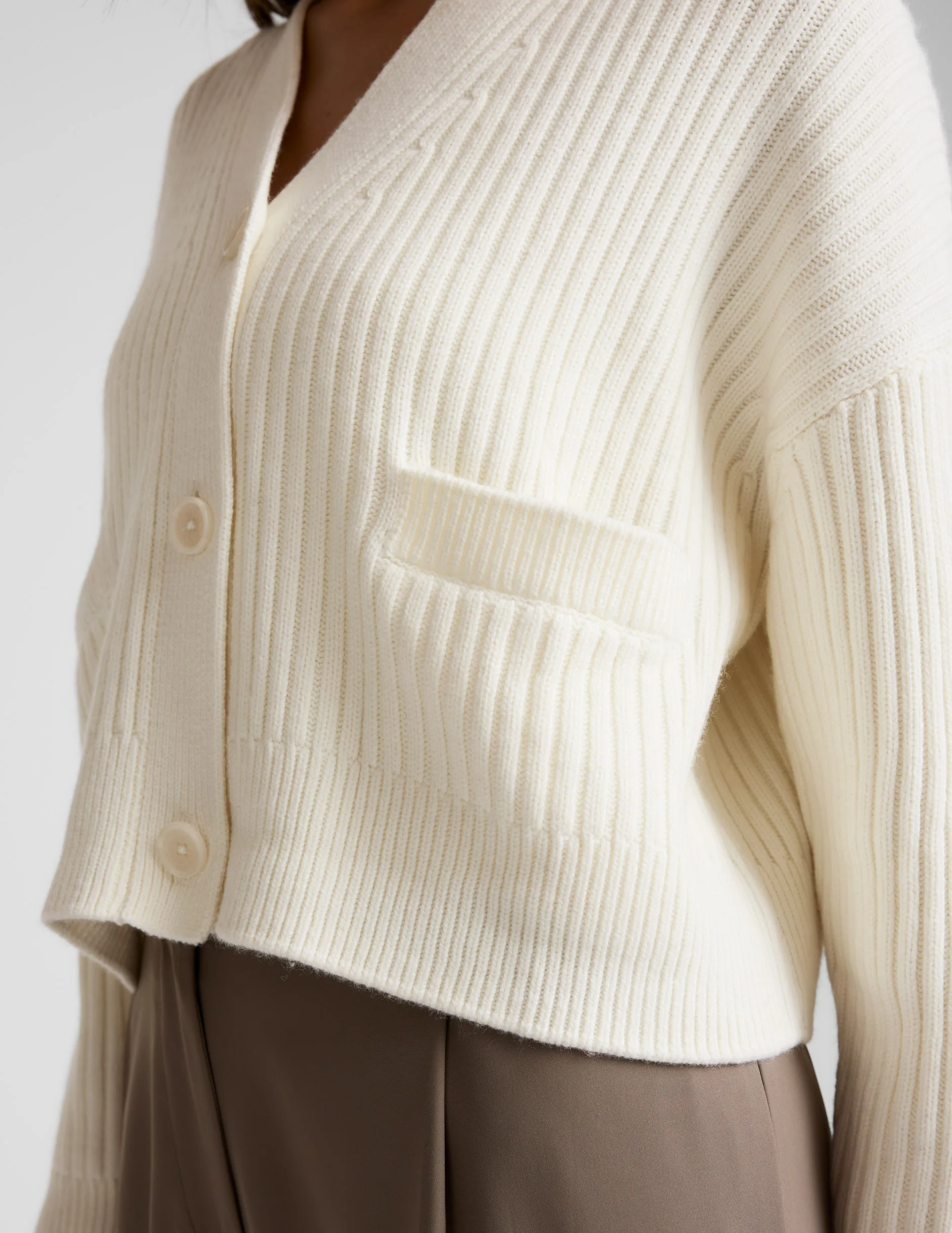 Wool Blend Cardigan - Image 3